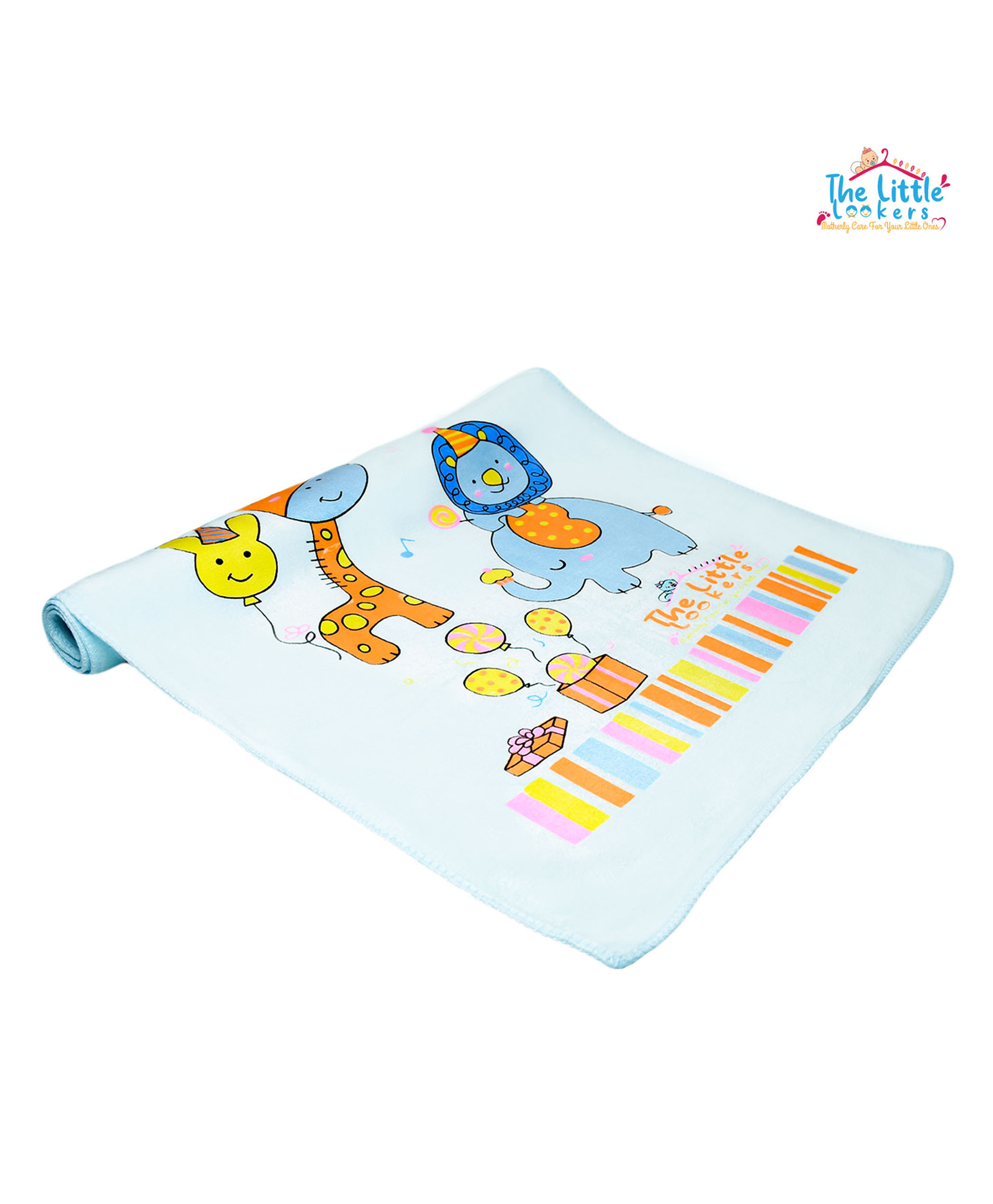 The Little Lookers 100% Cotton Printed Towel - Blue ( Print May Vary )-picture-22