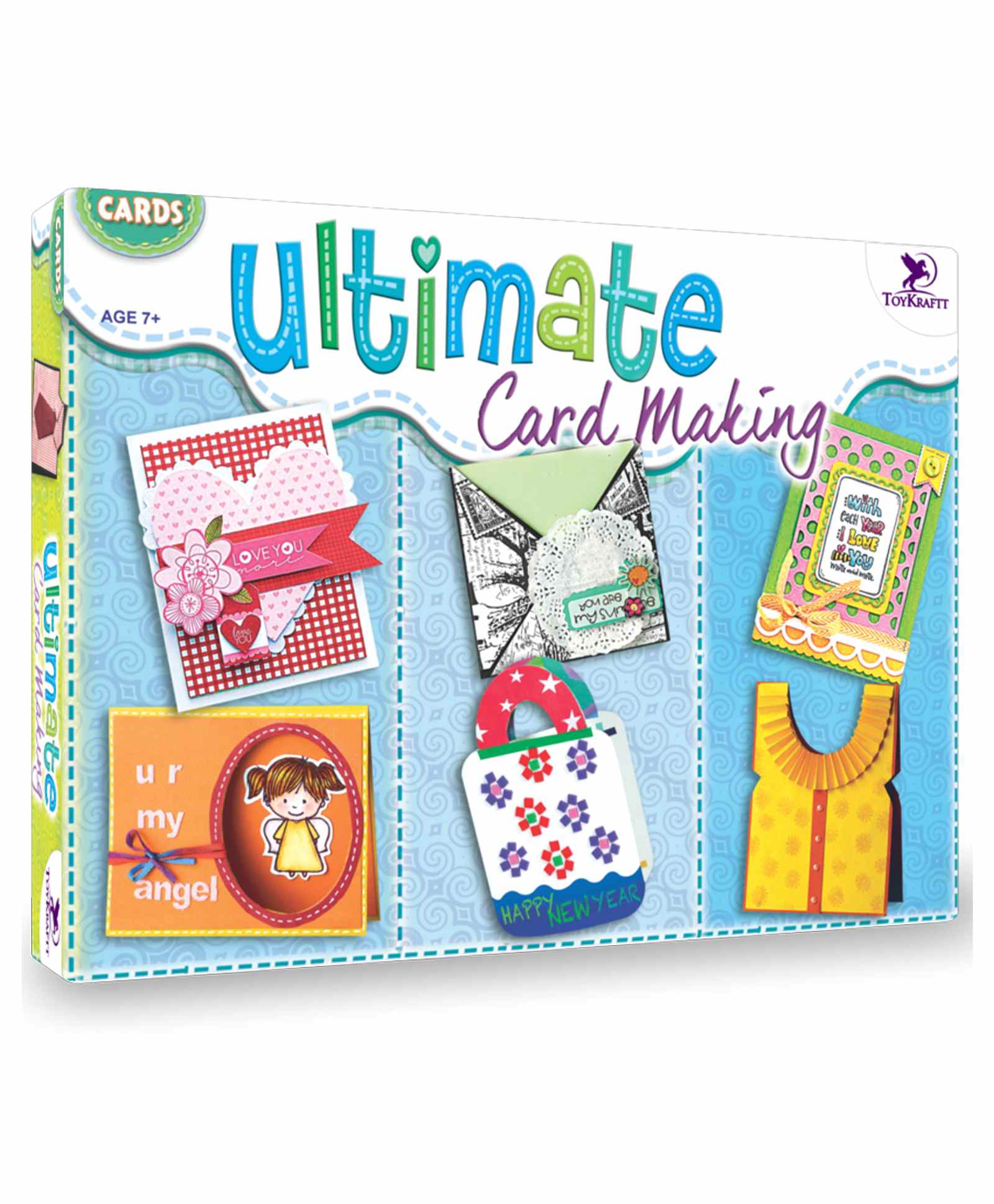 toykraftt Toy Kraft Ultimate Card Making Kit - Multicolour-picture-27