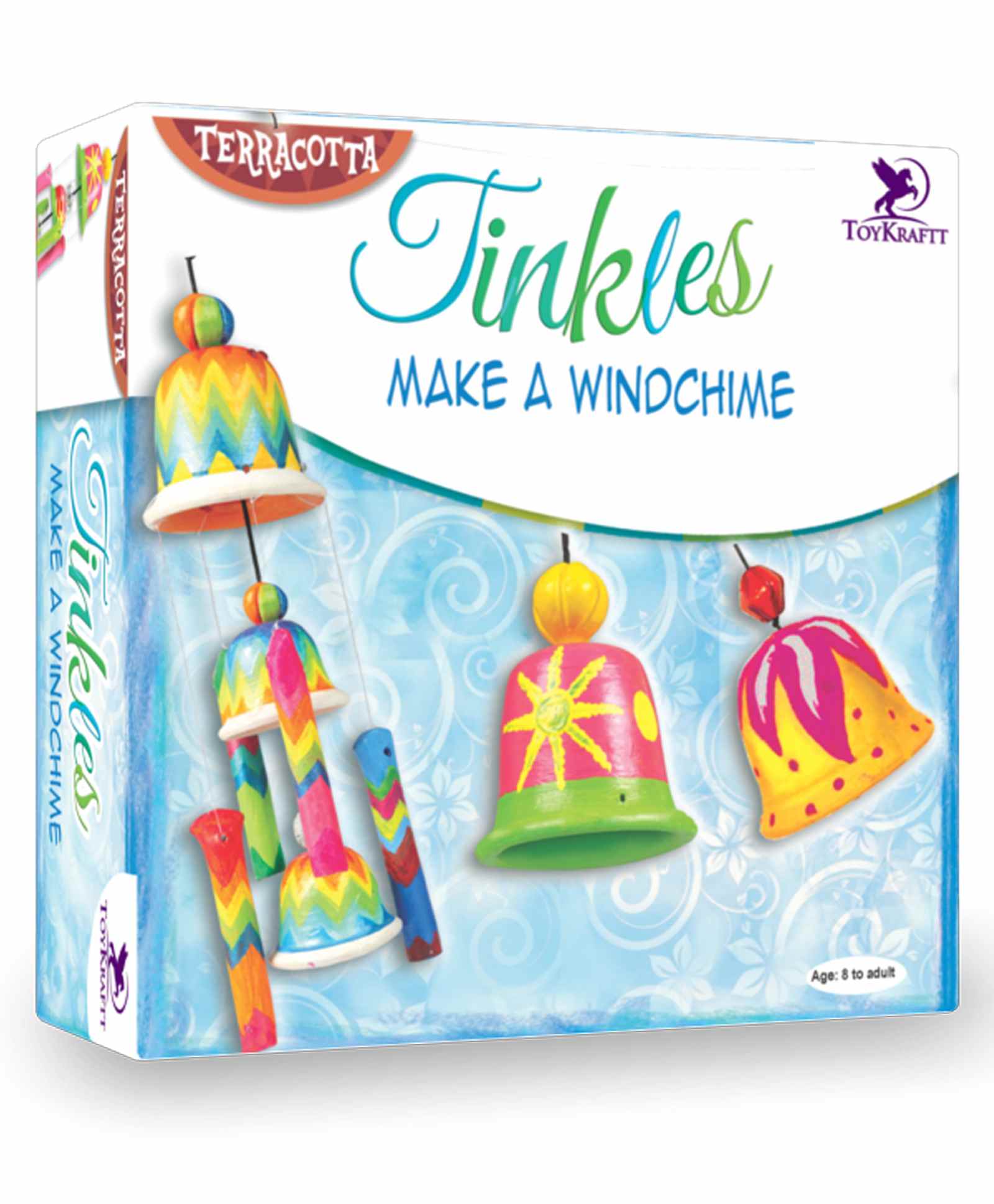 toykraftt Toy Kraft Terracotta Tinkles Make A Windchime Kit - Multicolour-picture-37