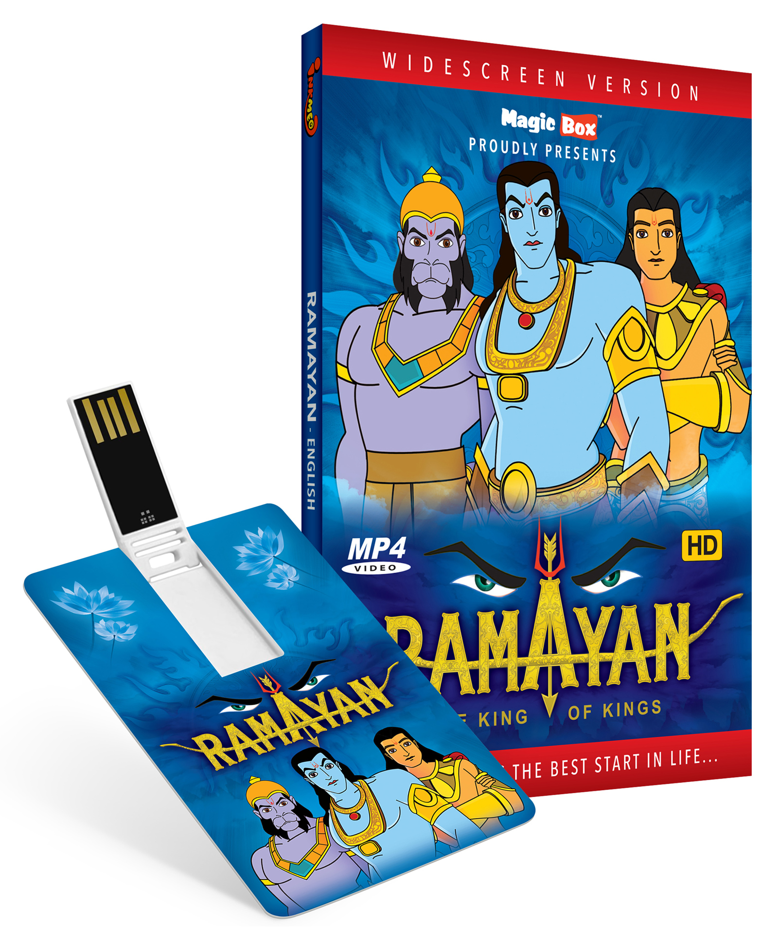 Inkmeo Movie Card Ramayan Stories 8GB High Definition MP4 Video USB Memory  Stick - English Online in India, Buy at Best Price from  -  8476746