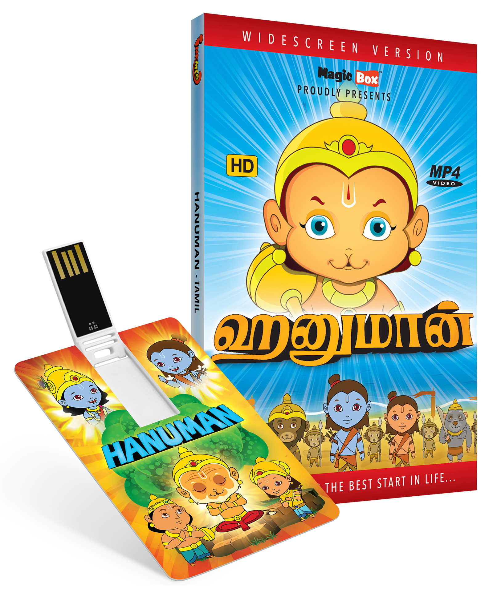 Inkmeo Hanuman USB Pendrive Animated Movie - Tamil Online in India, Buy at  Best Price from  - 8476769