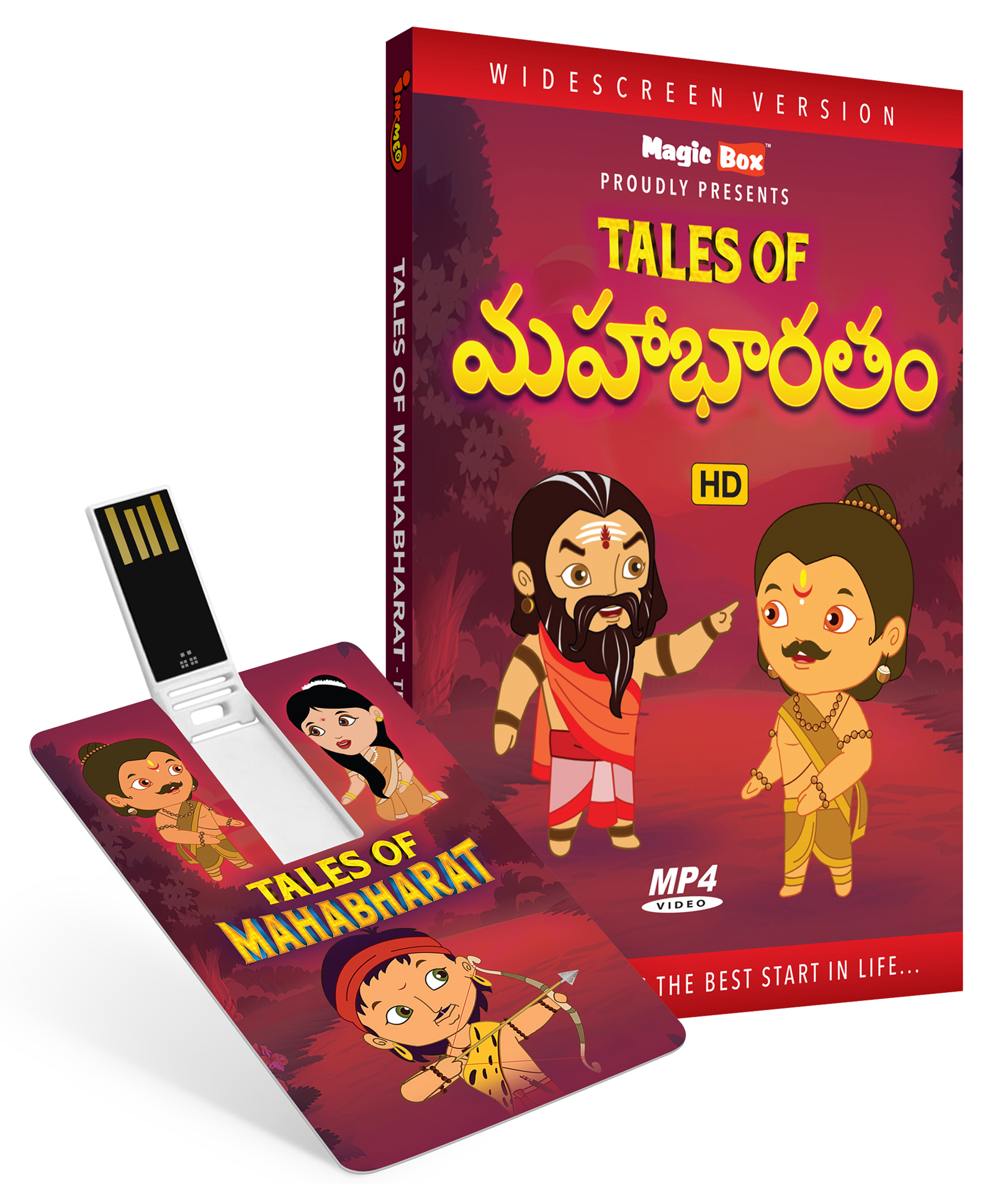 Inkmeo Mahabaratha Animated Stories From Indian Mythology 8GB Pendrive -  Telugu Online in India, Buy at Best Price from  - 8476804