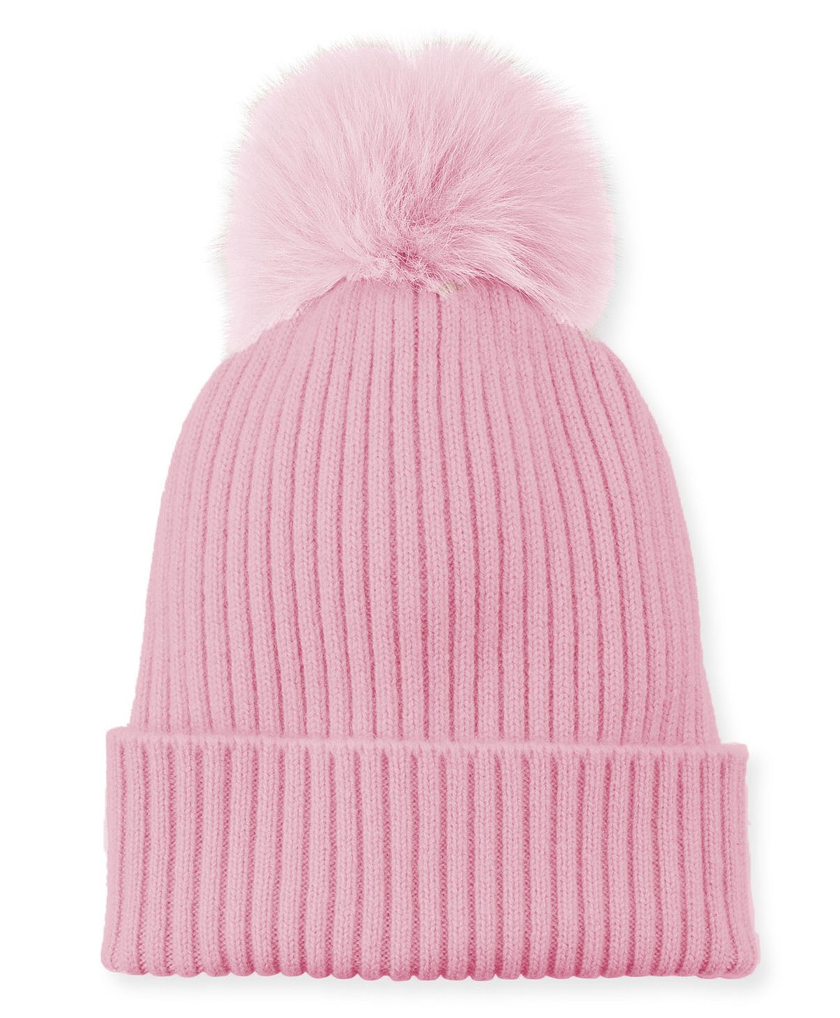 Syga Cotton Woolen Cap with Pom Pom Pink - Circumference 48 to 54 cm-image-31