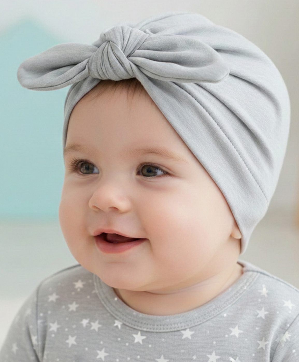 Syga Turban Wrapped Style Winter Cap - Grey-image-8