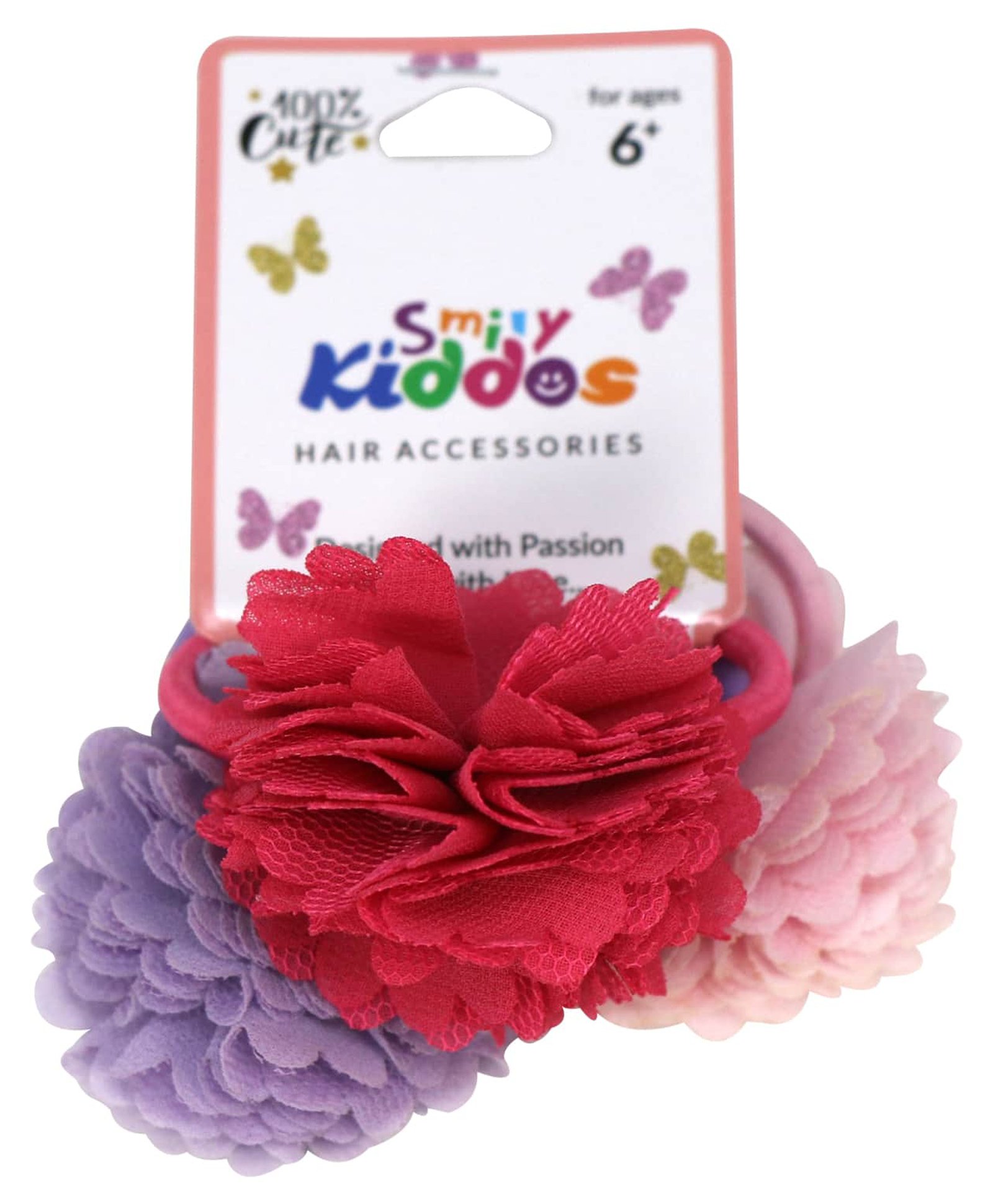 Smily Kiddos Multicolor Floral Hair Tie Set Multicolor - 3 Pieces for Girls  (6-14 Years) Online in India, Buy at  - 8483493