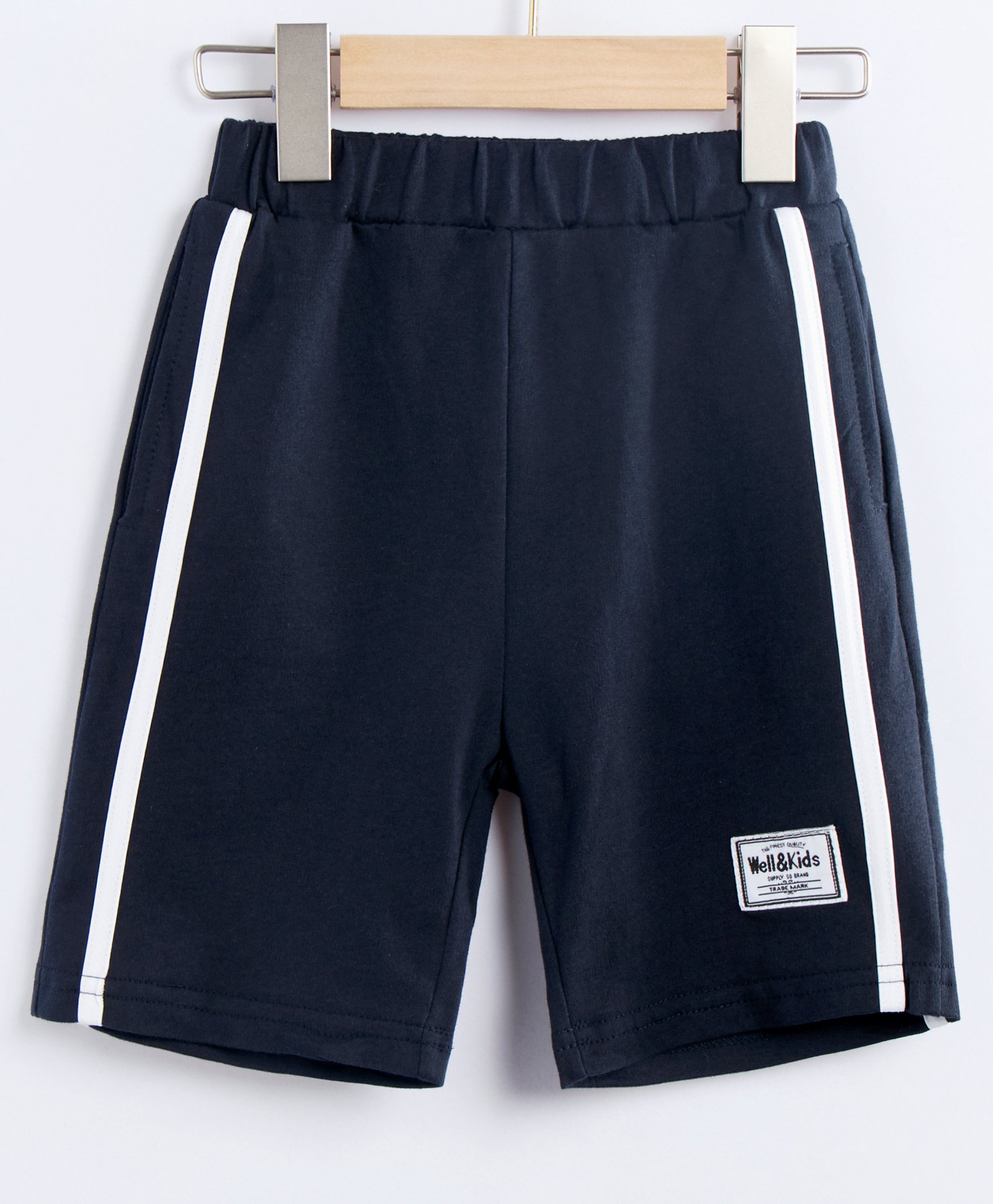 Kookie Kids Solid Color Shorts - Blue-image-47