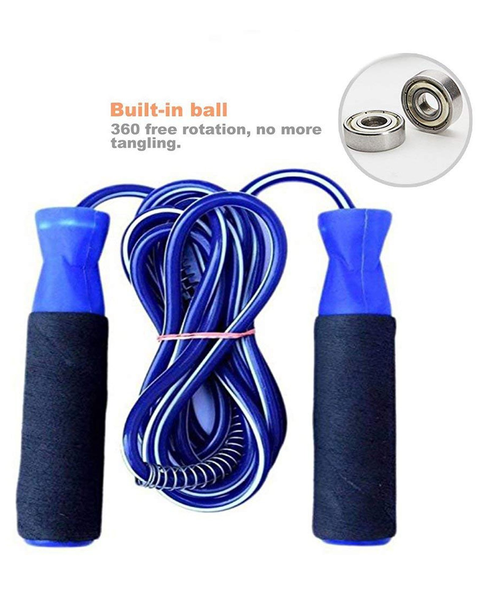Wasan Ring Racer Skipping Rope - Blue-picture-19