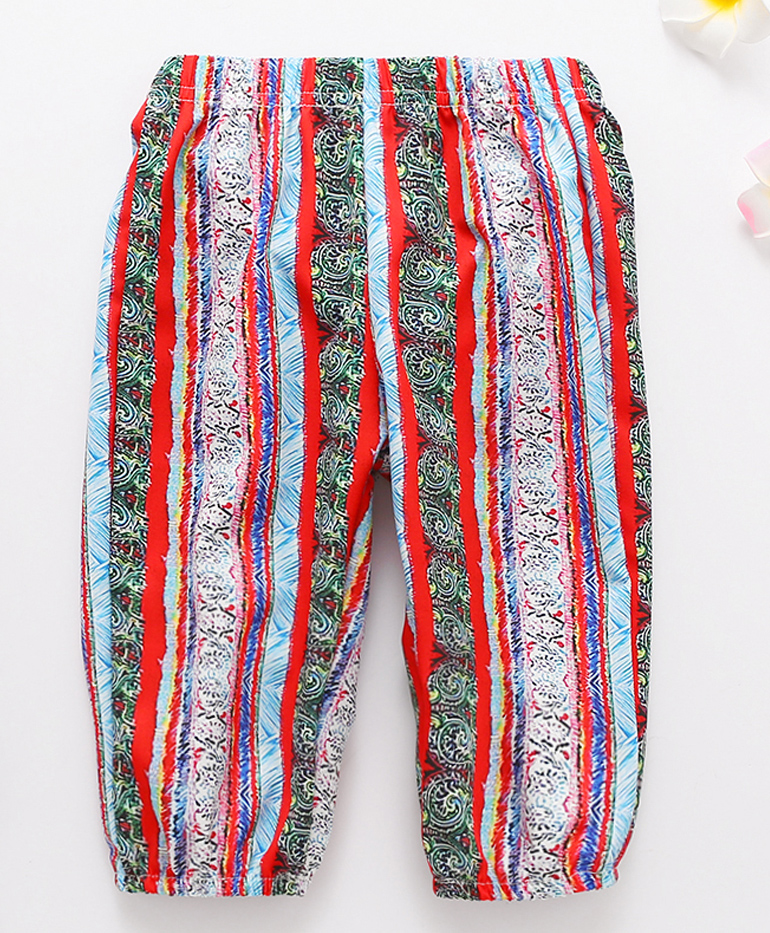 Kookie Kids Full Length Striped Lounge Pant - Multicolour-image-11