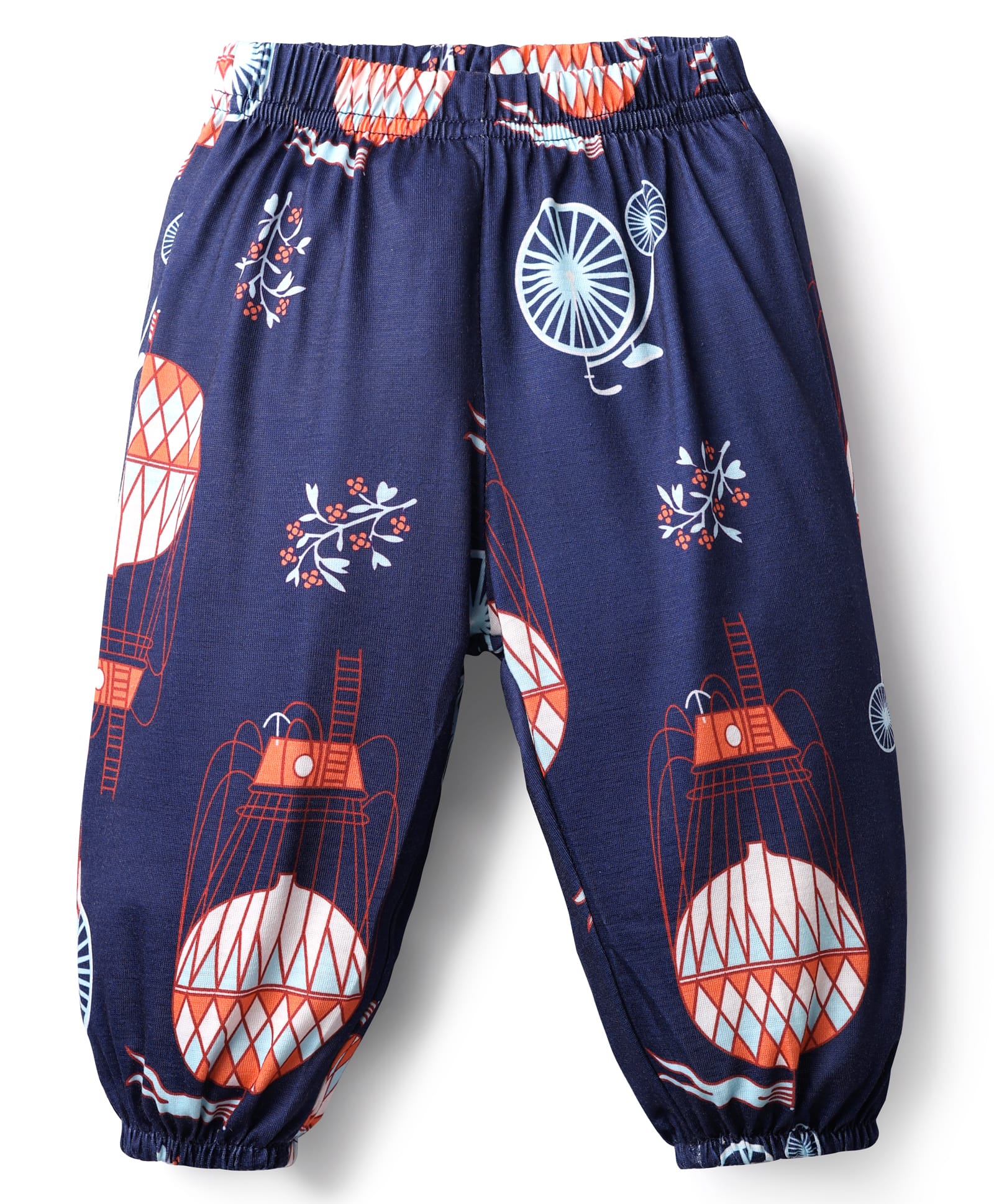 Kookie Kids Full Length Lounge Pant Multi Print - Navy Blue-picture-11