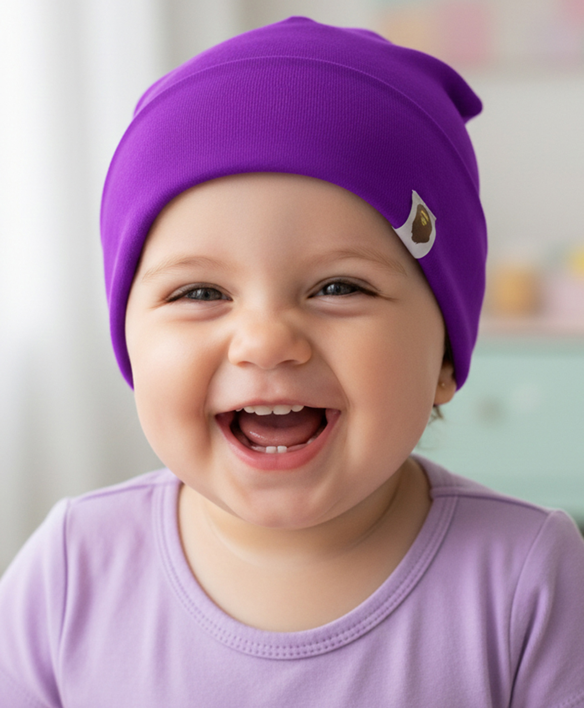 Syga Knitted Cap Purple - Circumference 40 to 55 cm-image-42