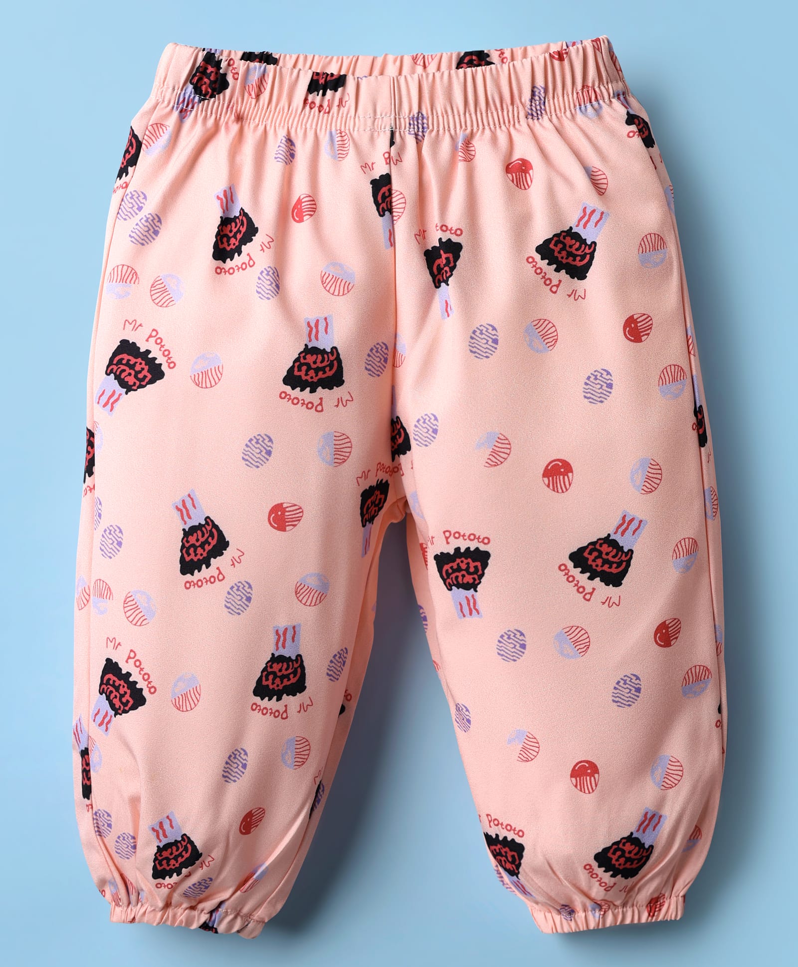 Kookie Kids Full Length Printed Lounge Pant - Pink-picture-22
