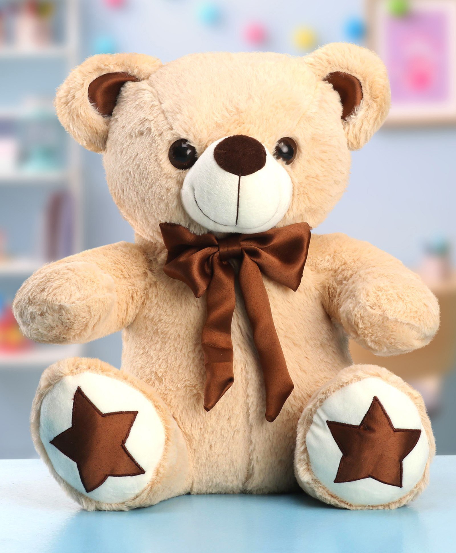 Babyhug Plush Teddy Bear Soft Toy Cream - Height 30 cm-image-14