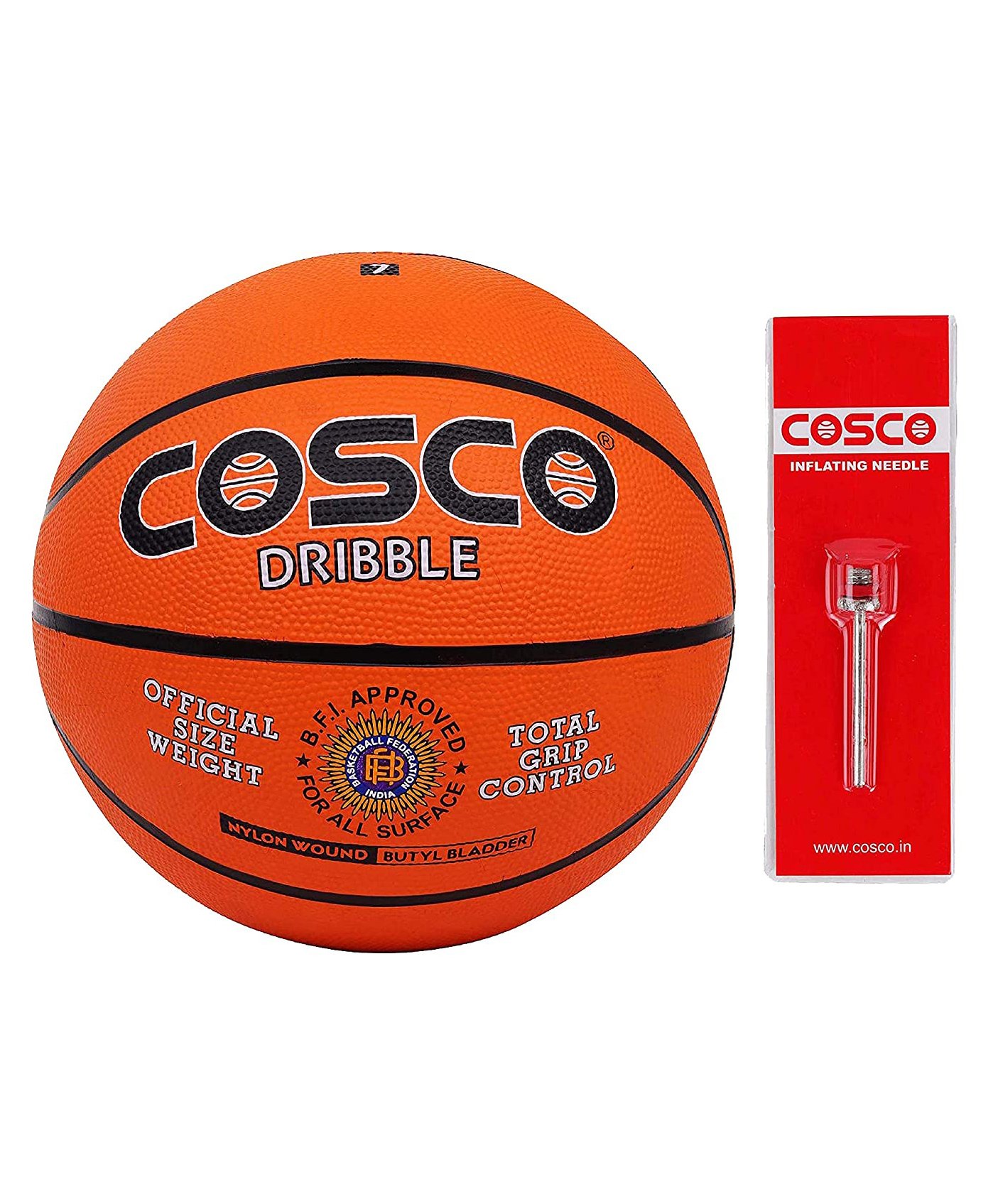 Cosco Dribble Basket Balls Size 5 - Orange-picture-15