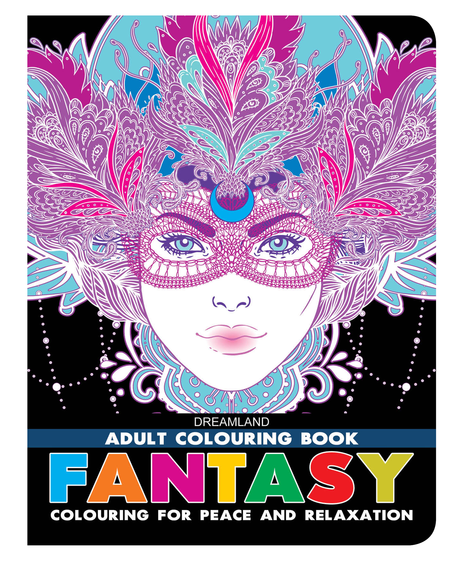 dreamland publications Dreamland Fantasy- Colouring Book for Adults-picture-16