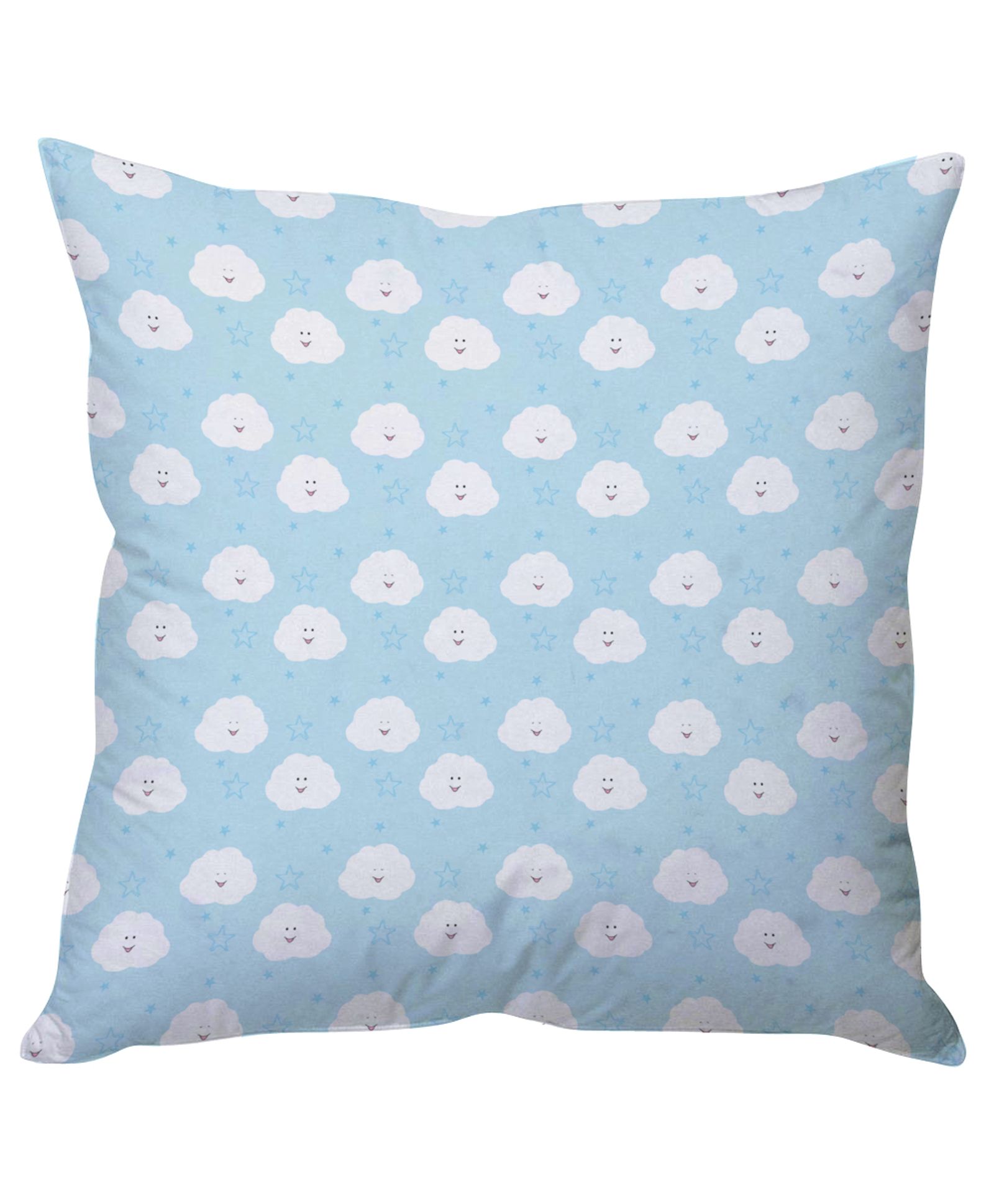 Cushion Happy Clouds Cushion Cover - Blue-image-12