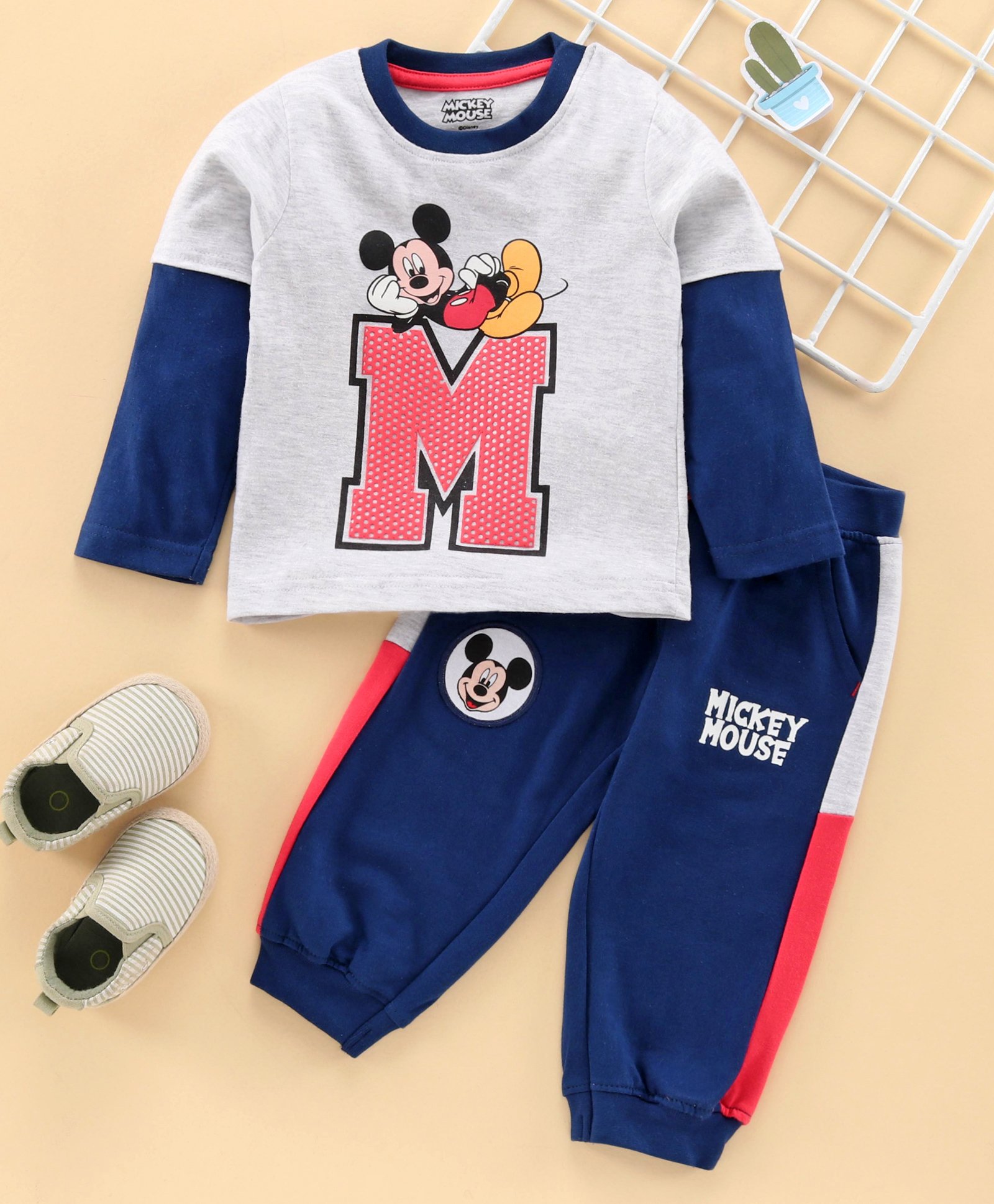 Buy Babyhug Full Sleeve Tee with Lounge 