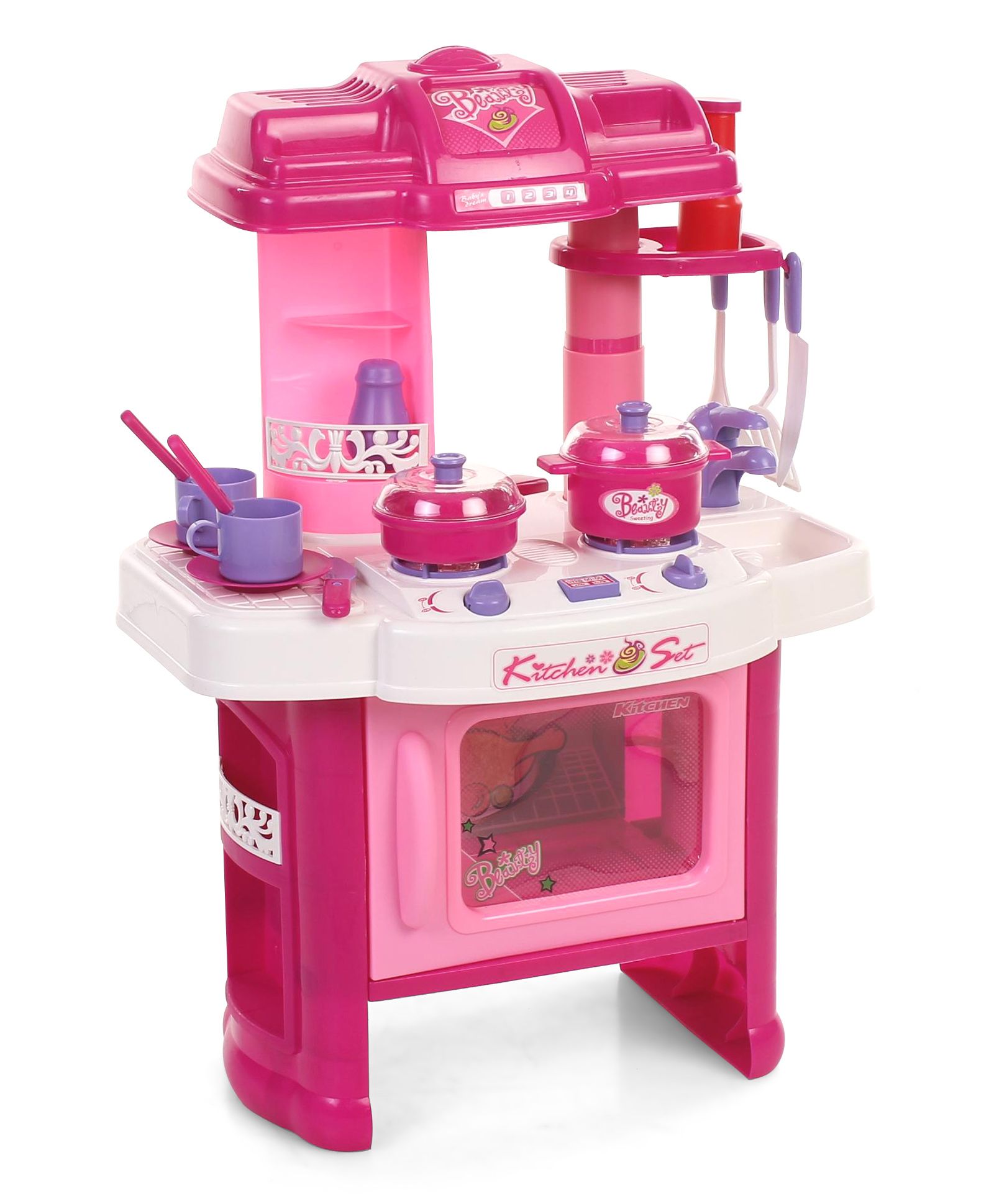 ToyMark Kitchen Set   Pink Online India, Buy Pretend Play Toys for ...