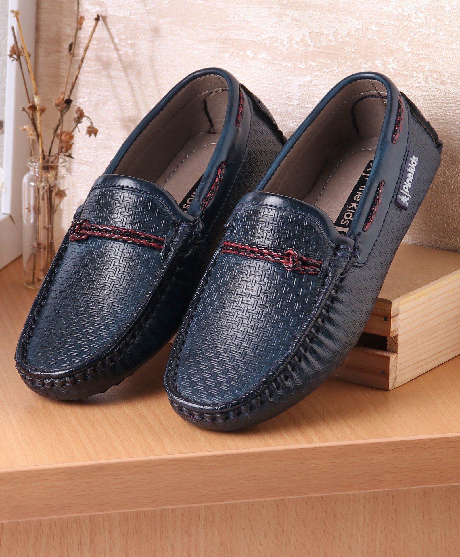 Pine Kids Round Toe Party Wear Loafers 