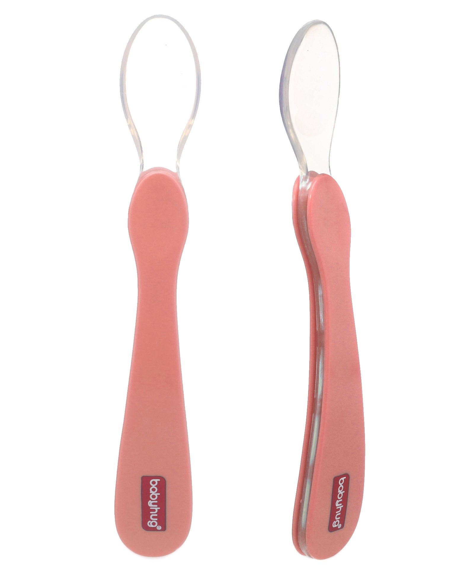 Babyhug Lumi Silicone Spoon Pack of 2 - Pink-picture-17
