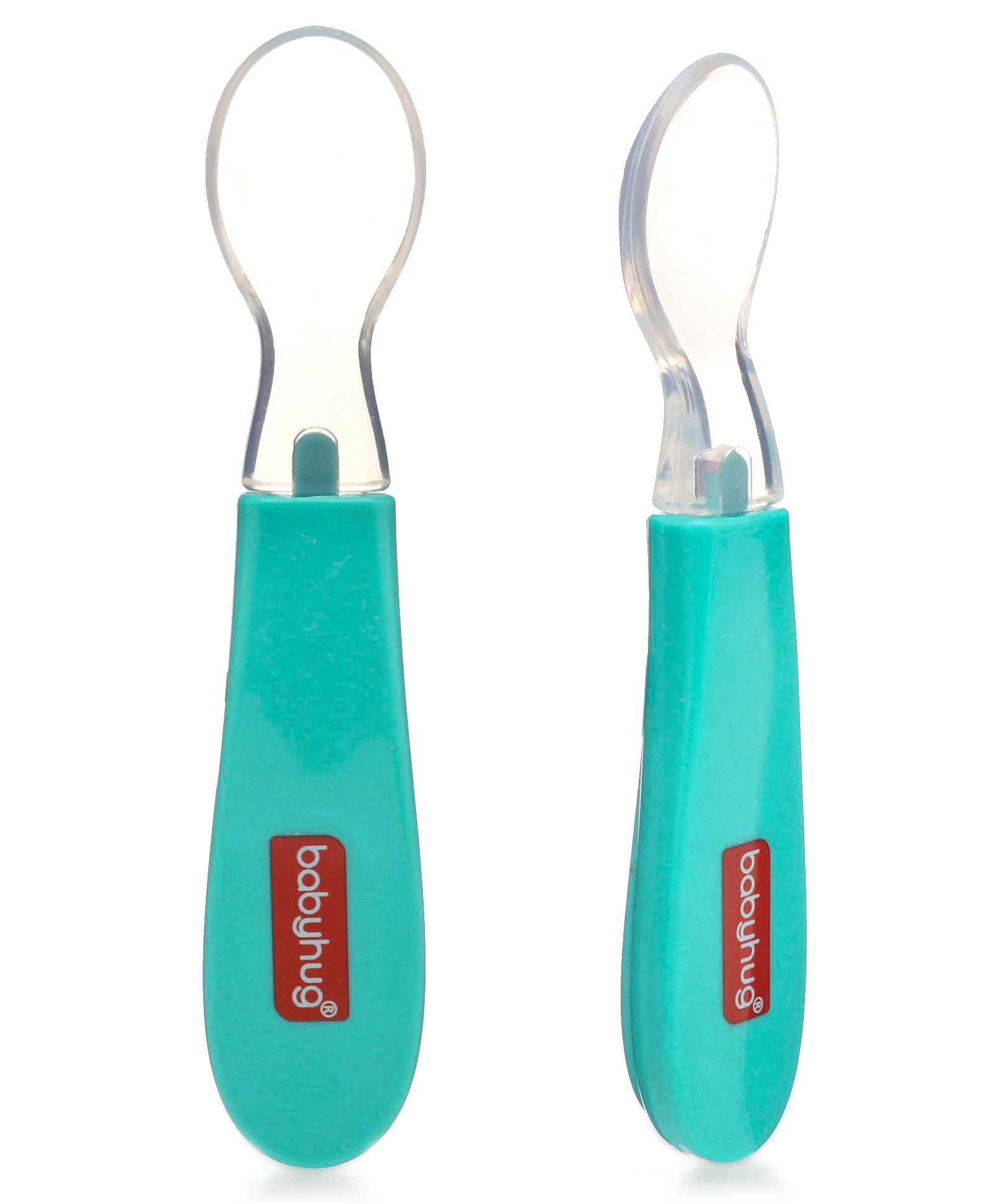 Babyhug Silicone Spoon Small Pack of 2 - Blue-picture-26