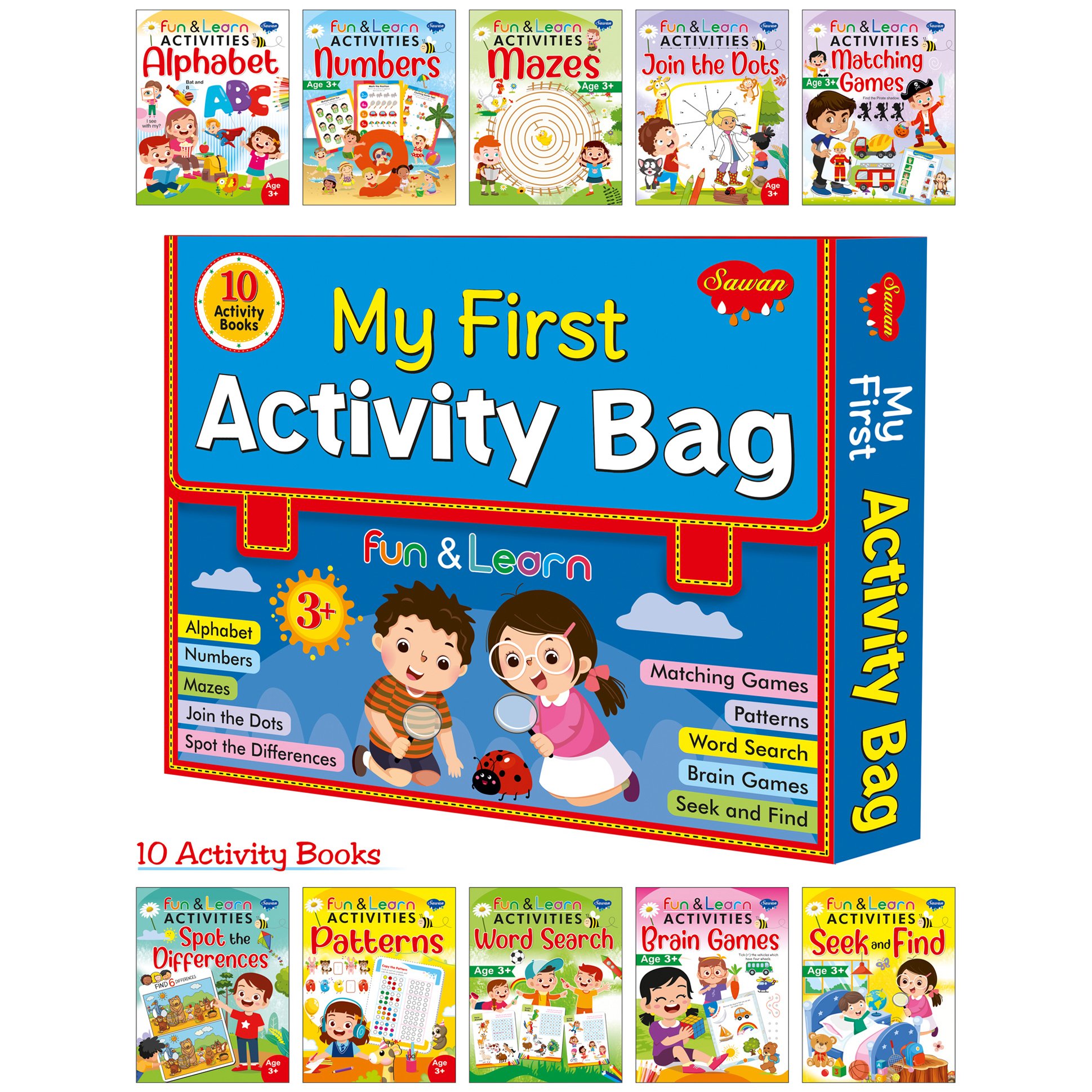 My First Learning Activity Set of 10 Books - English-image-37