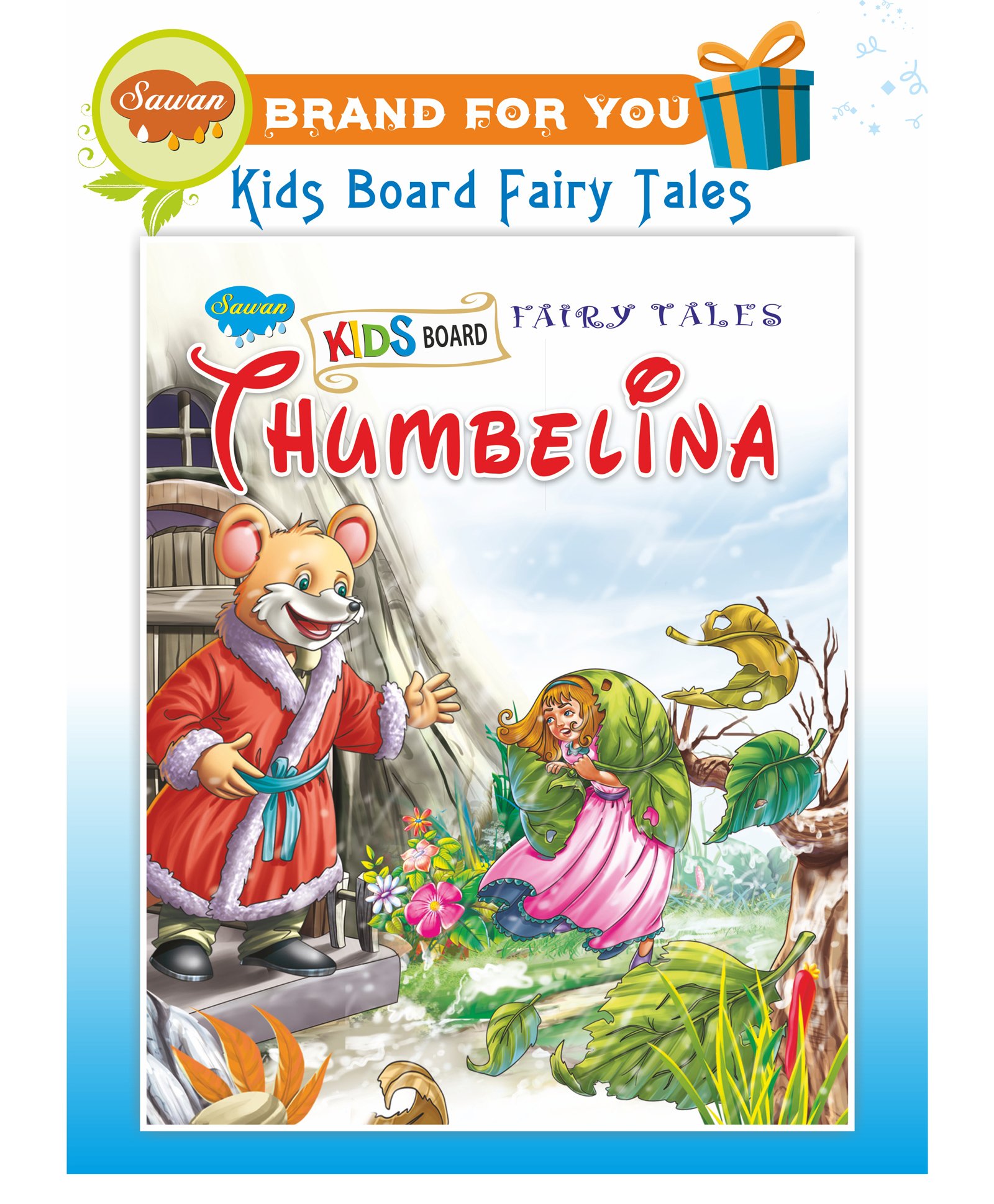 Sawan Thumbelina Fairy Tale Story Board Book - English-image-40