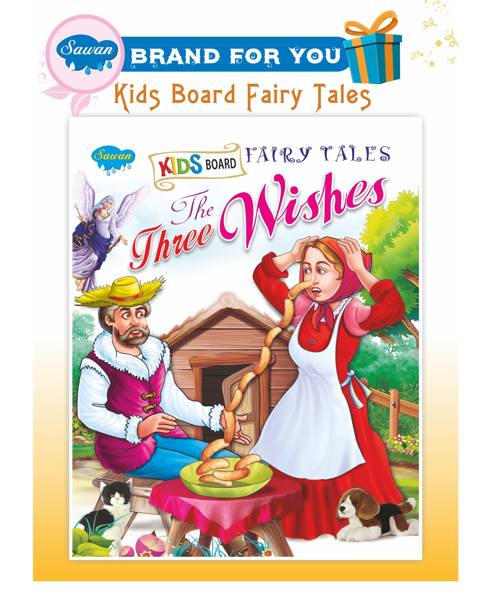 Sawan The Three Wishes Fairy Tale Board Book - English-image-8