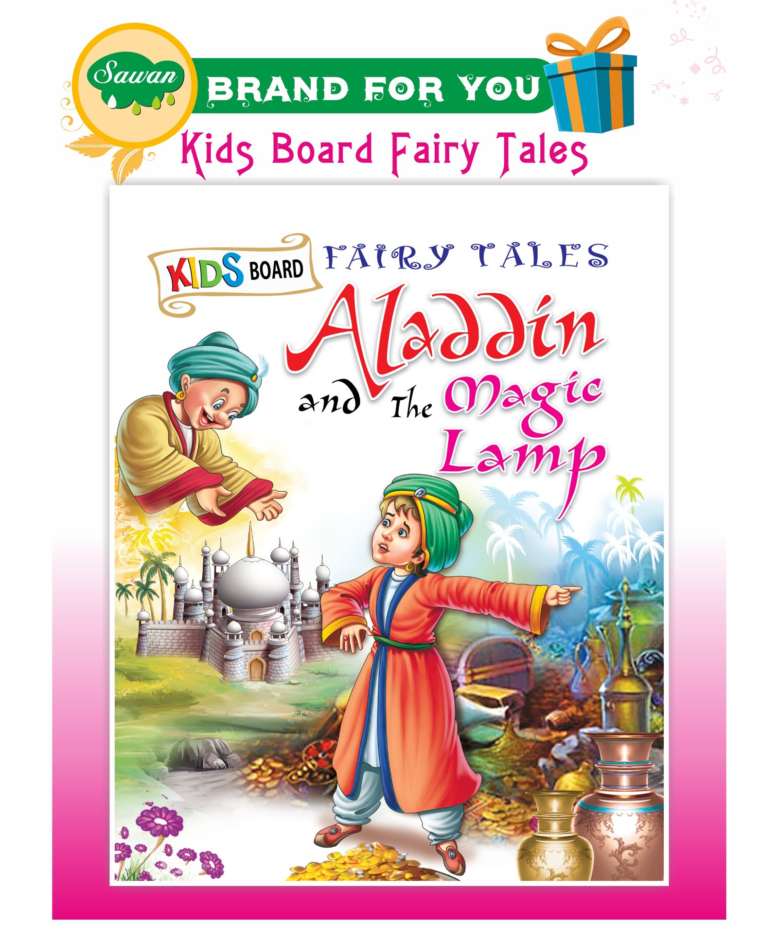 Sawan Aladdin and the Magic Lamp Fairy Tale Board Book - English-image-20