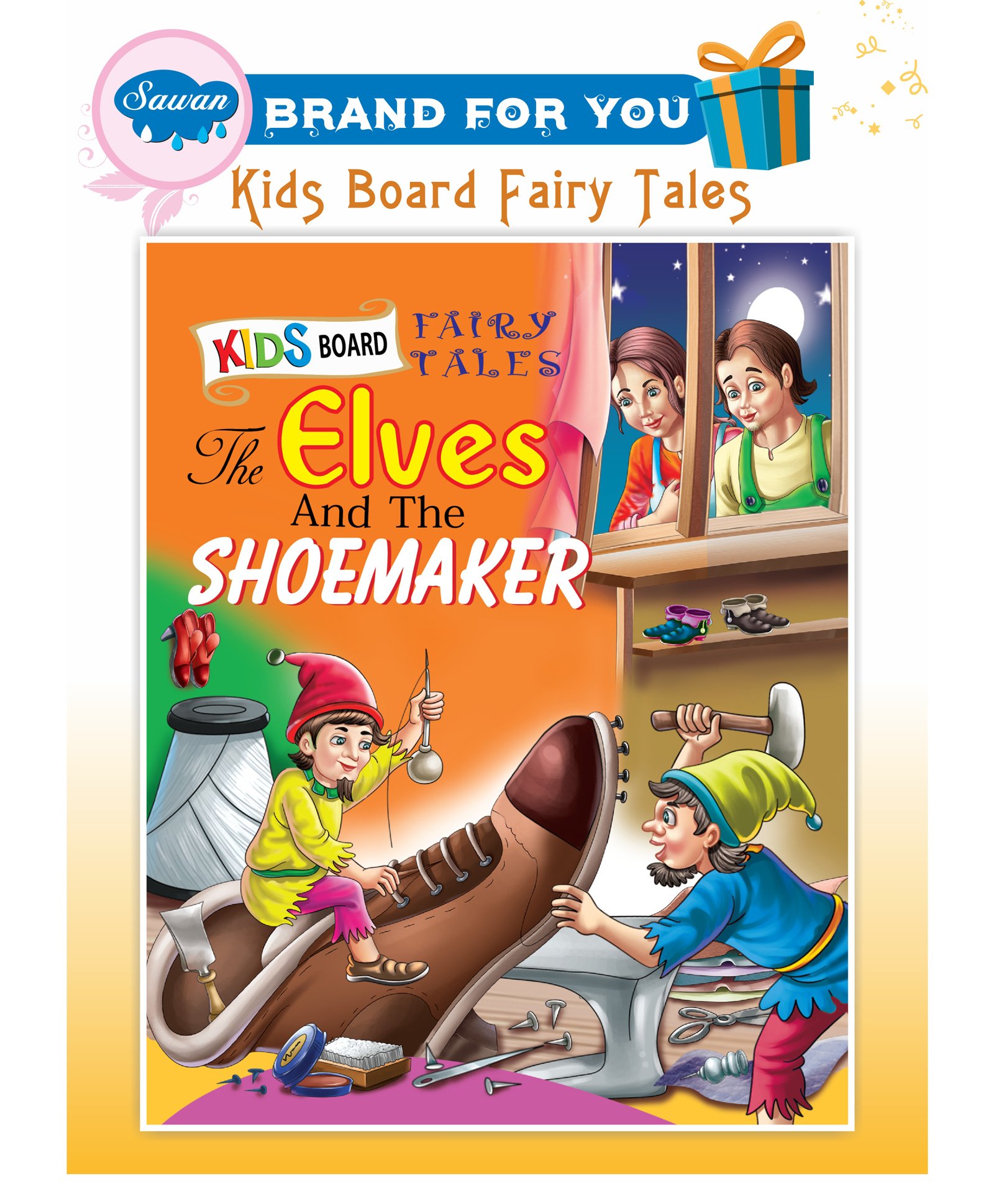 Sawan The Elves and the Shoemaker Fairy Tale Board Book - English-image-3