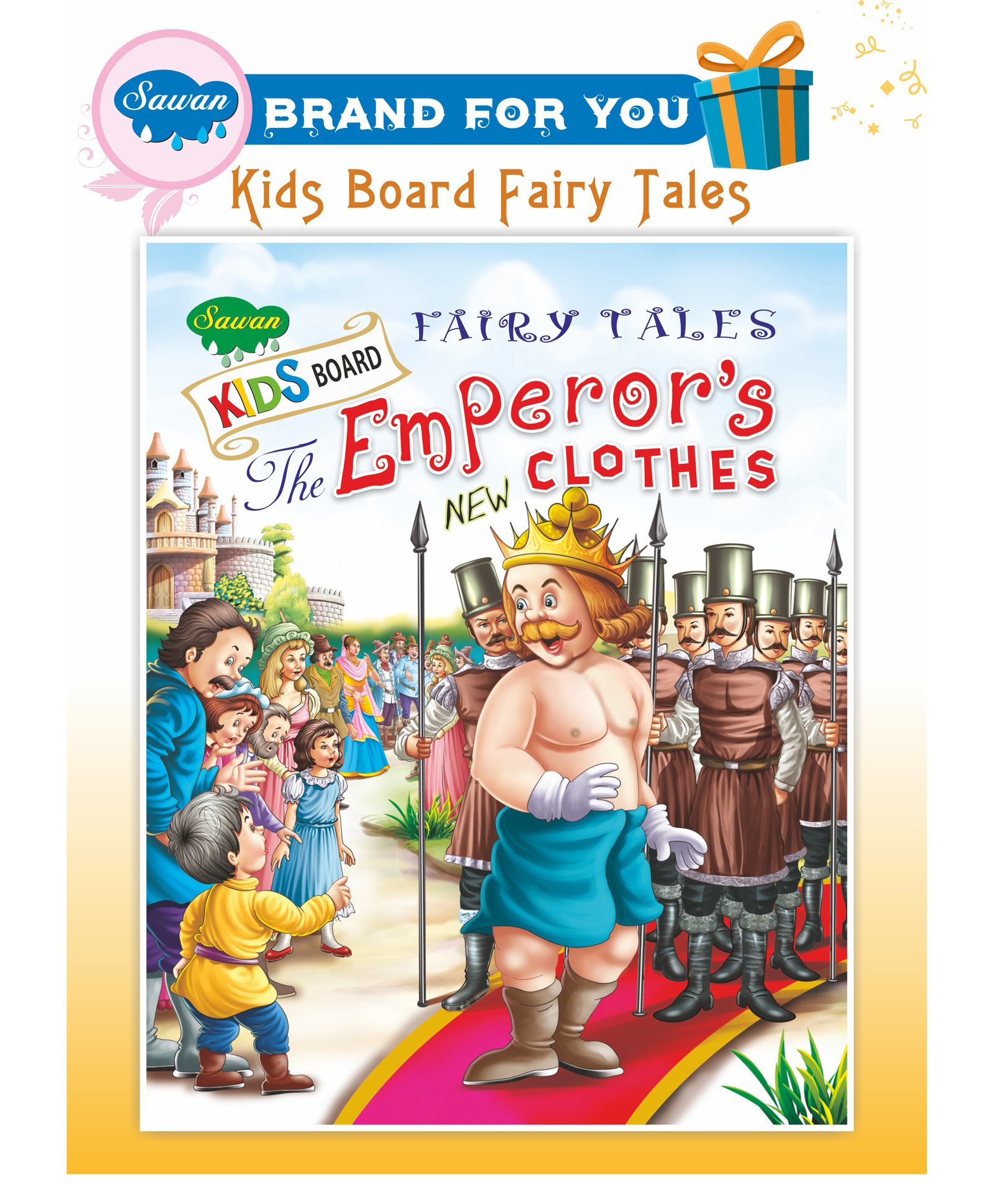 Sawan The Emperor's New Clothes Fairy Tale Board Book - English-image-37
