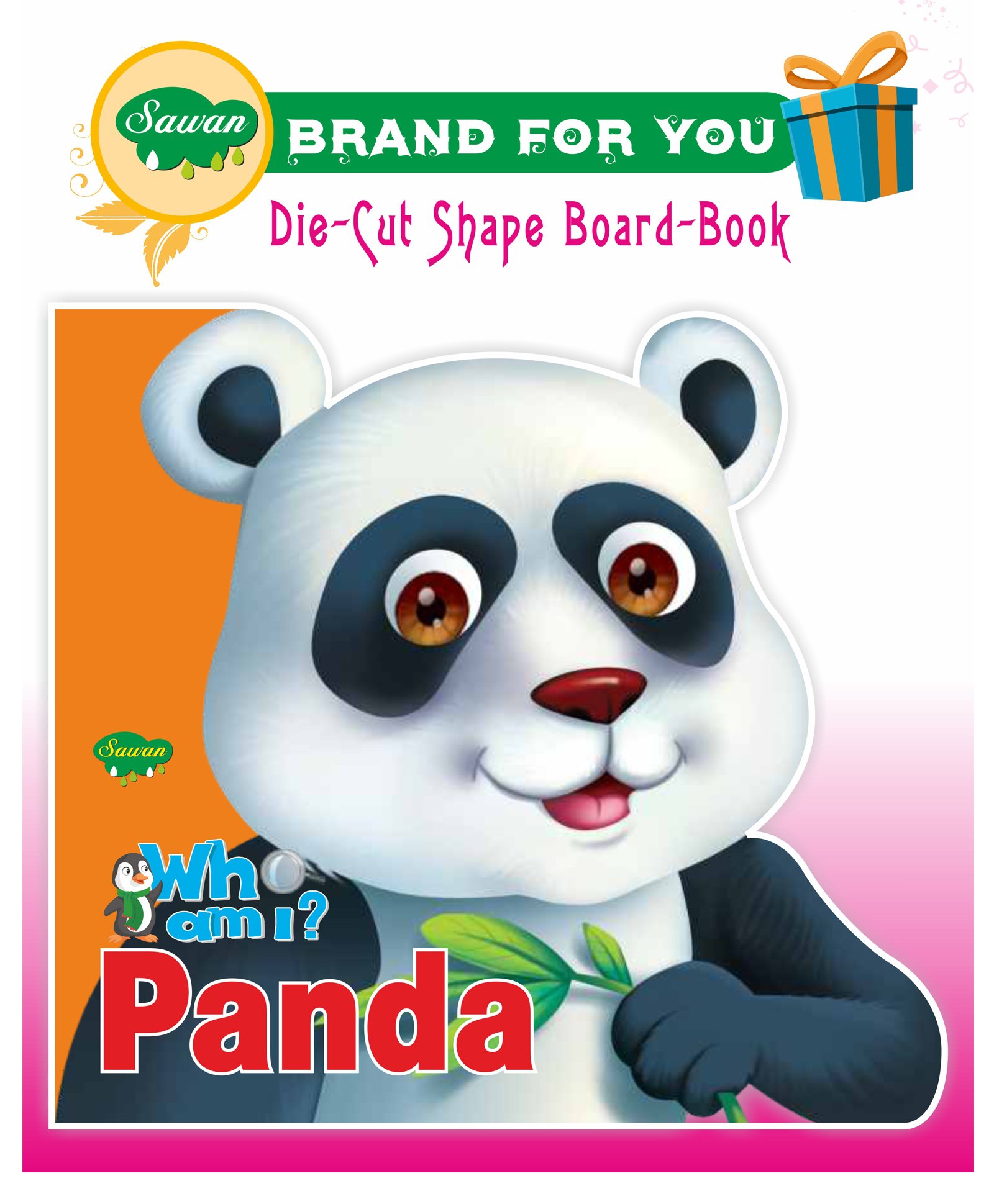 Sawan Presents 'Who Am I' Panda Die-Cut Shape Board Book - English-image-41