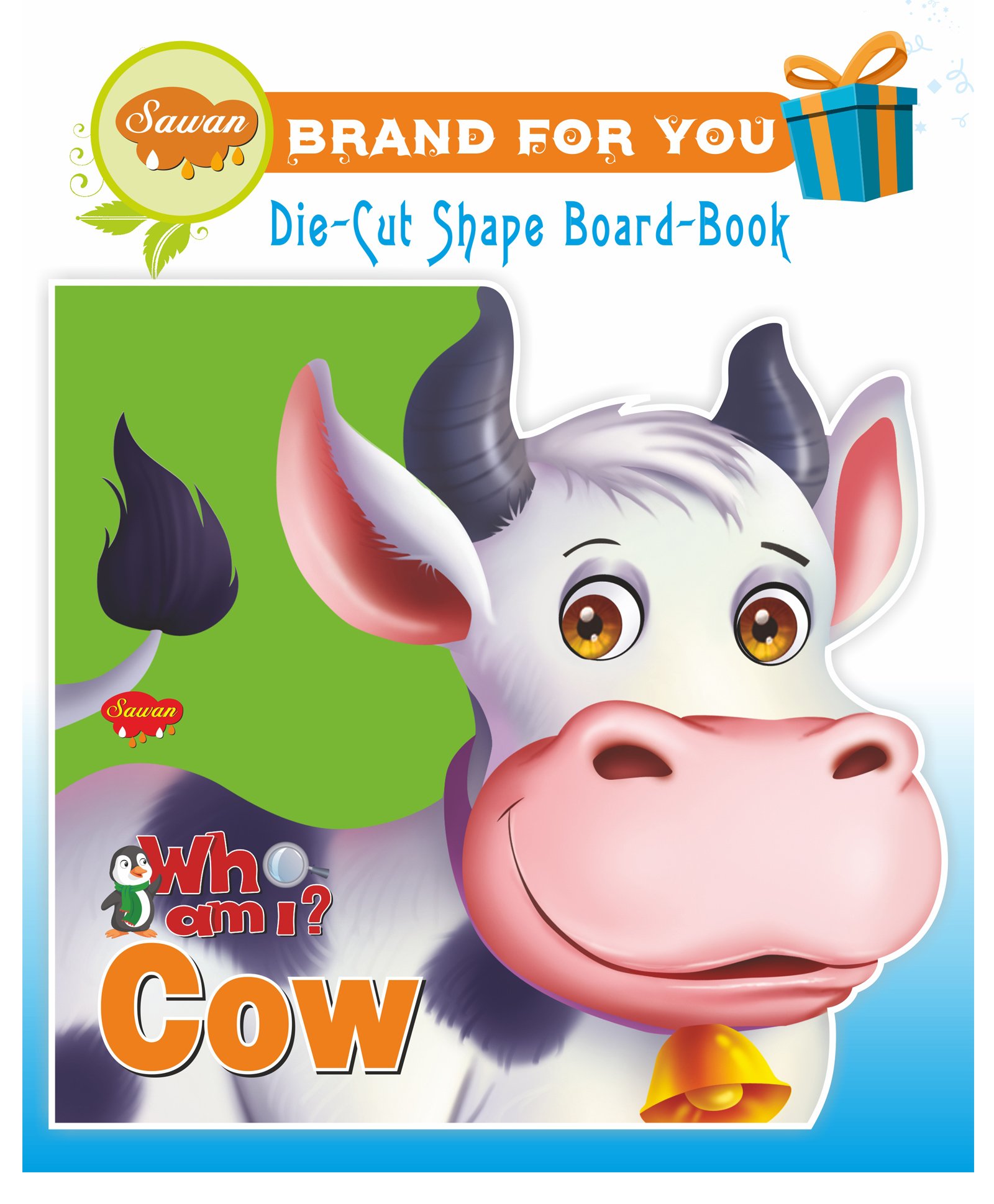 Sawan 'Who Am I' Cow Die-Cut Shape Board Book - English-image-20