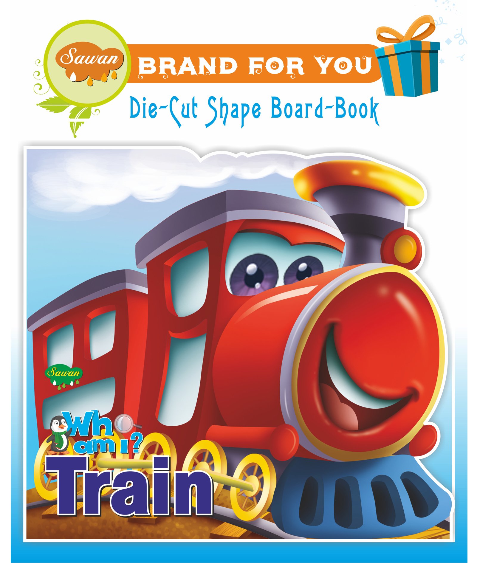Sawan Who Am I Train Die-Cut Shape Board Book - English-image-31