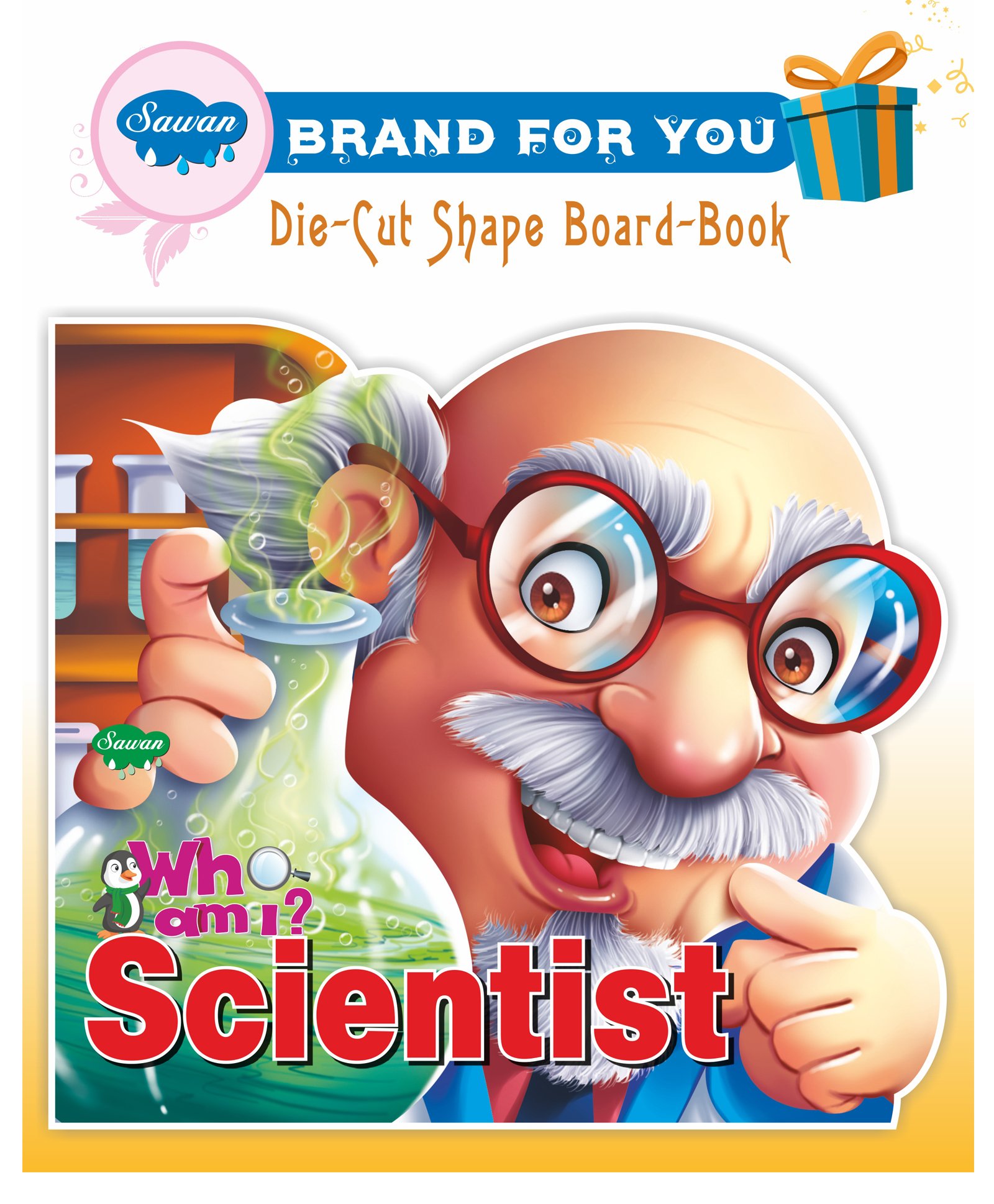 Sawan Who Am I Scientist Die-Cut Shape Board Book - English-image-26