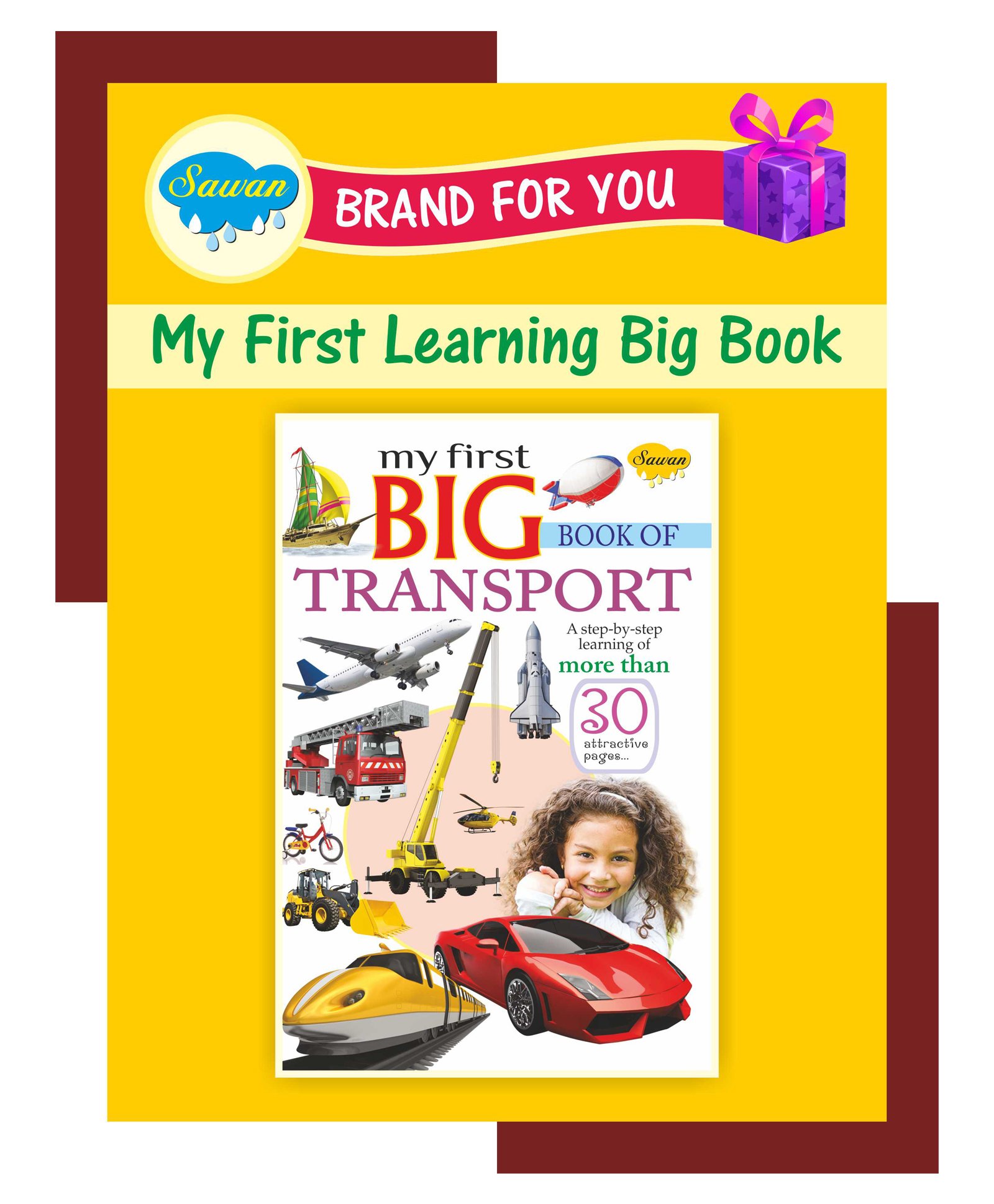 Sawan My First Learning Big Book Of Transport - English-picture-27