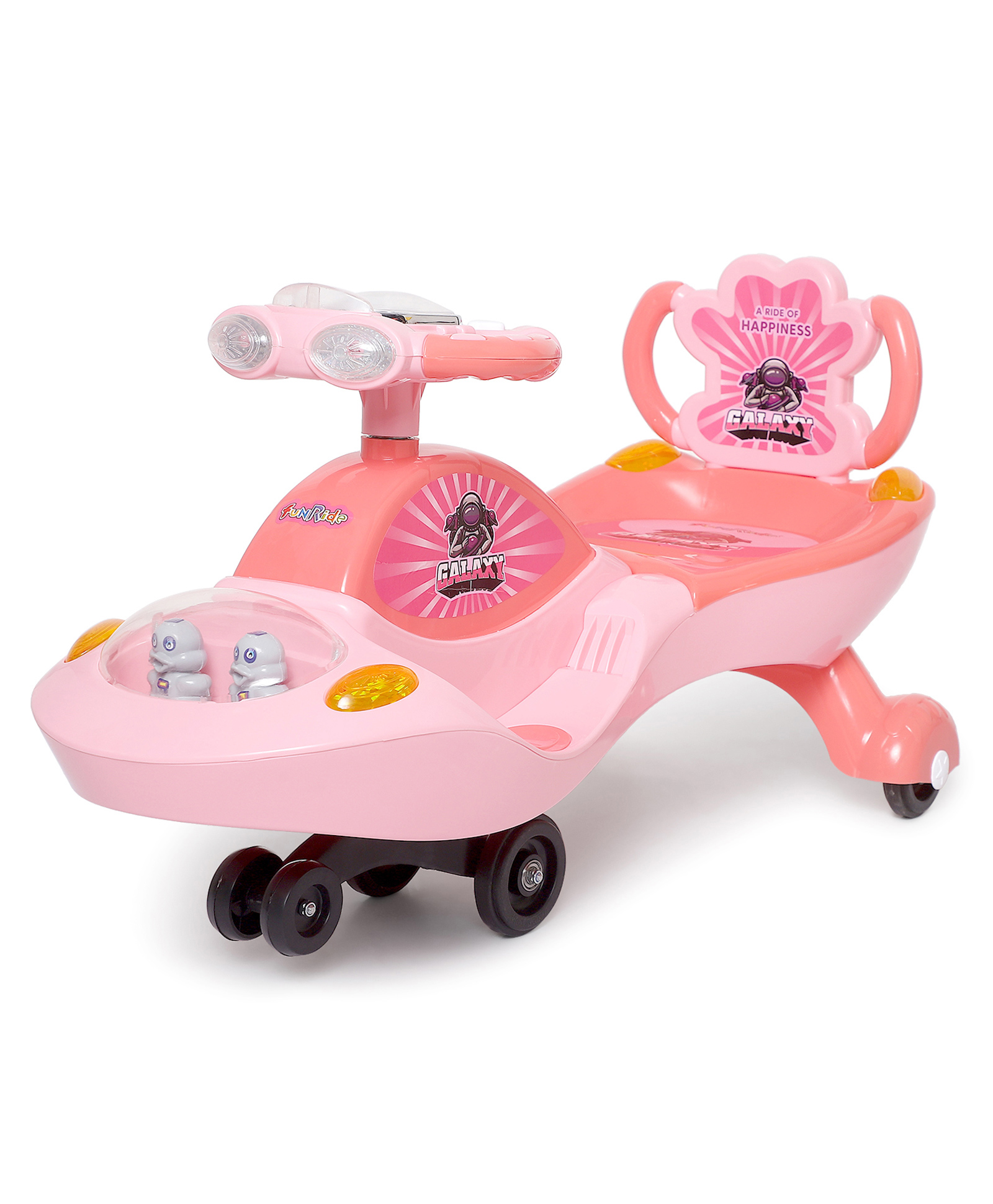 Funride Galaxy Twist n Swing Car with Lights and Music - Pink-picture-12