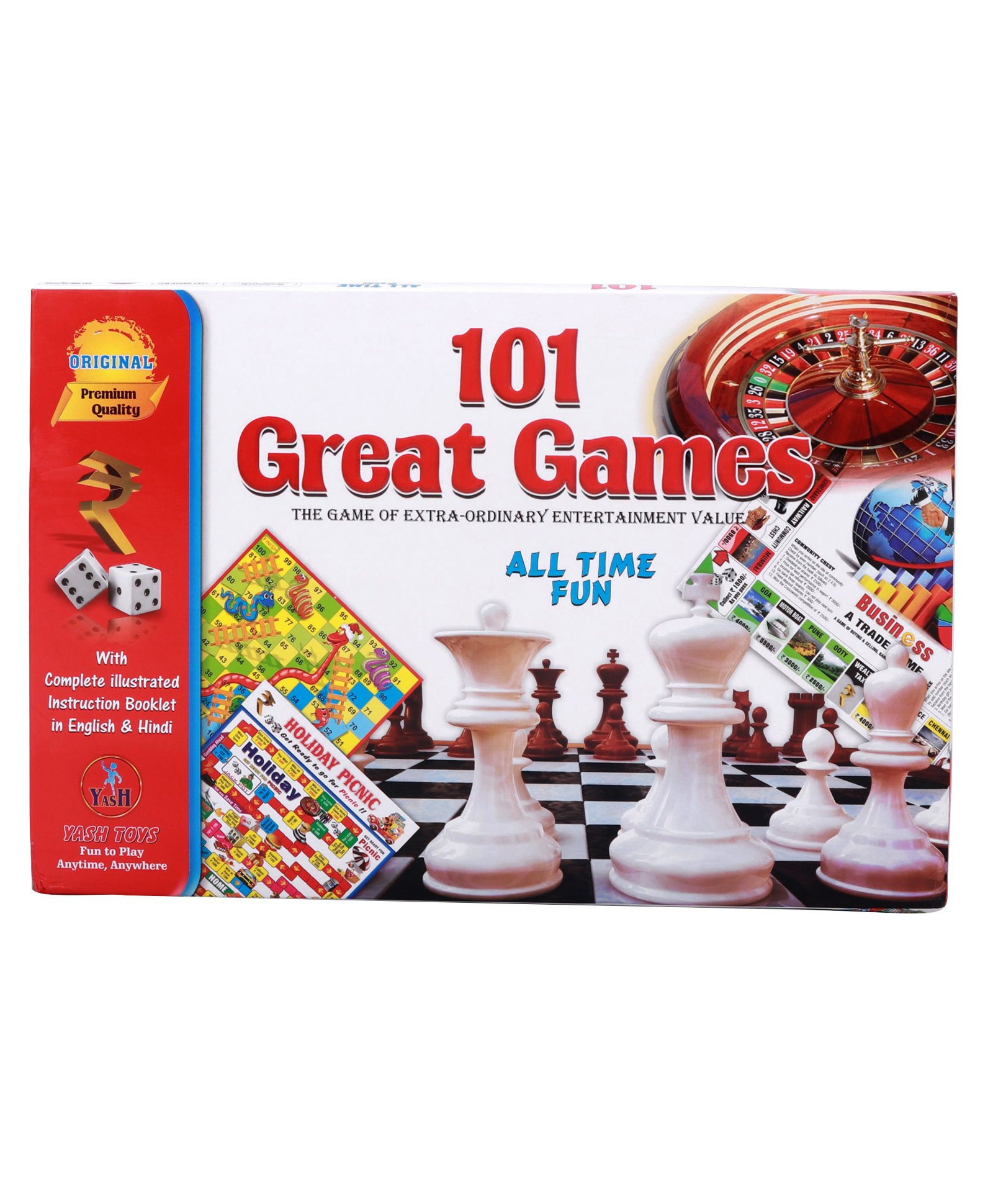 Yash Toys 101 Great Games Board Game - Multicolor Online India, Buy Board  Games for (6-14 Years) at FirstCry.com - 8595420