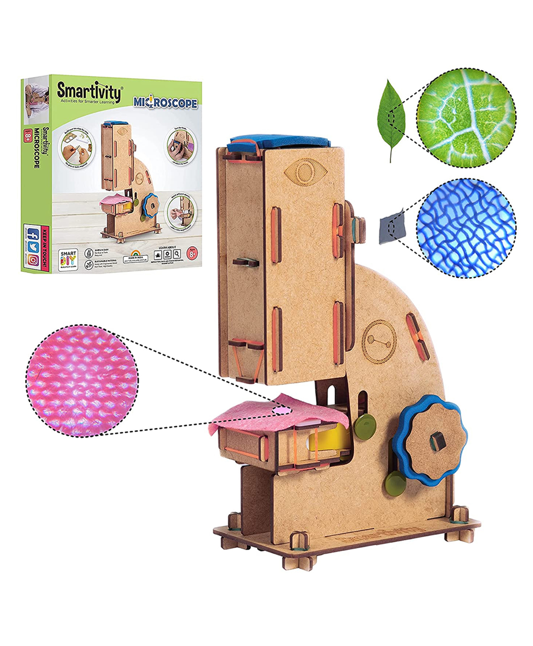 Smartivity DIY Microscope Construction Kit - Multicolor-picture-42
