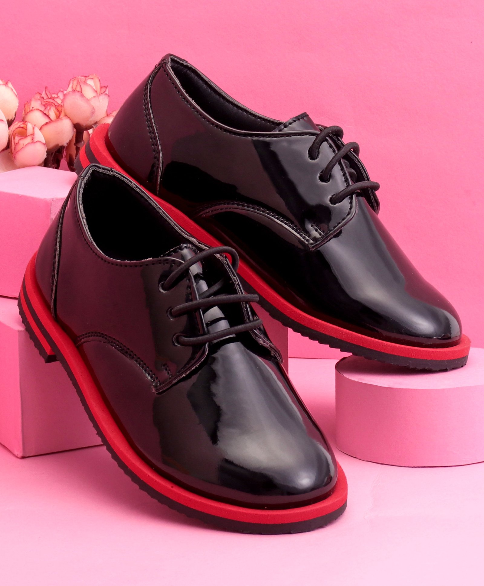 Buy Babyoye Party Wear Shoes - Black 