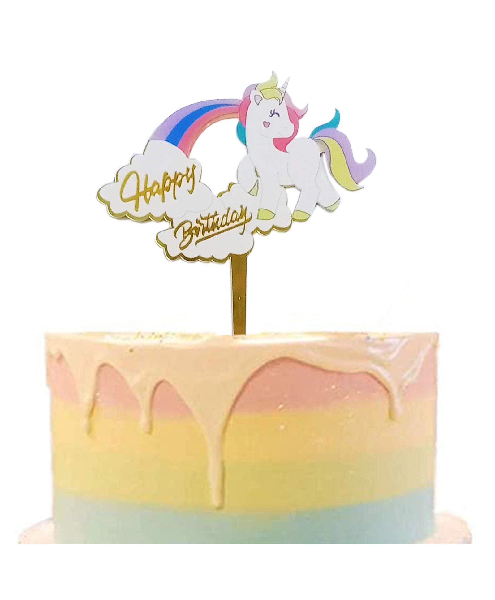 Funcart Unicorn Cake Topper - Multicolor-picture-24