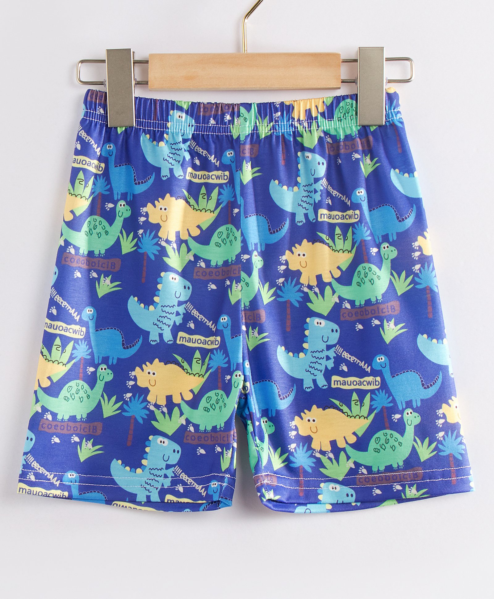 Kookie Kids Shorts Dino Print - Blue-image-18