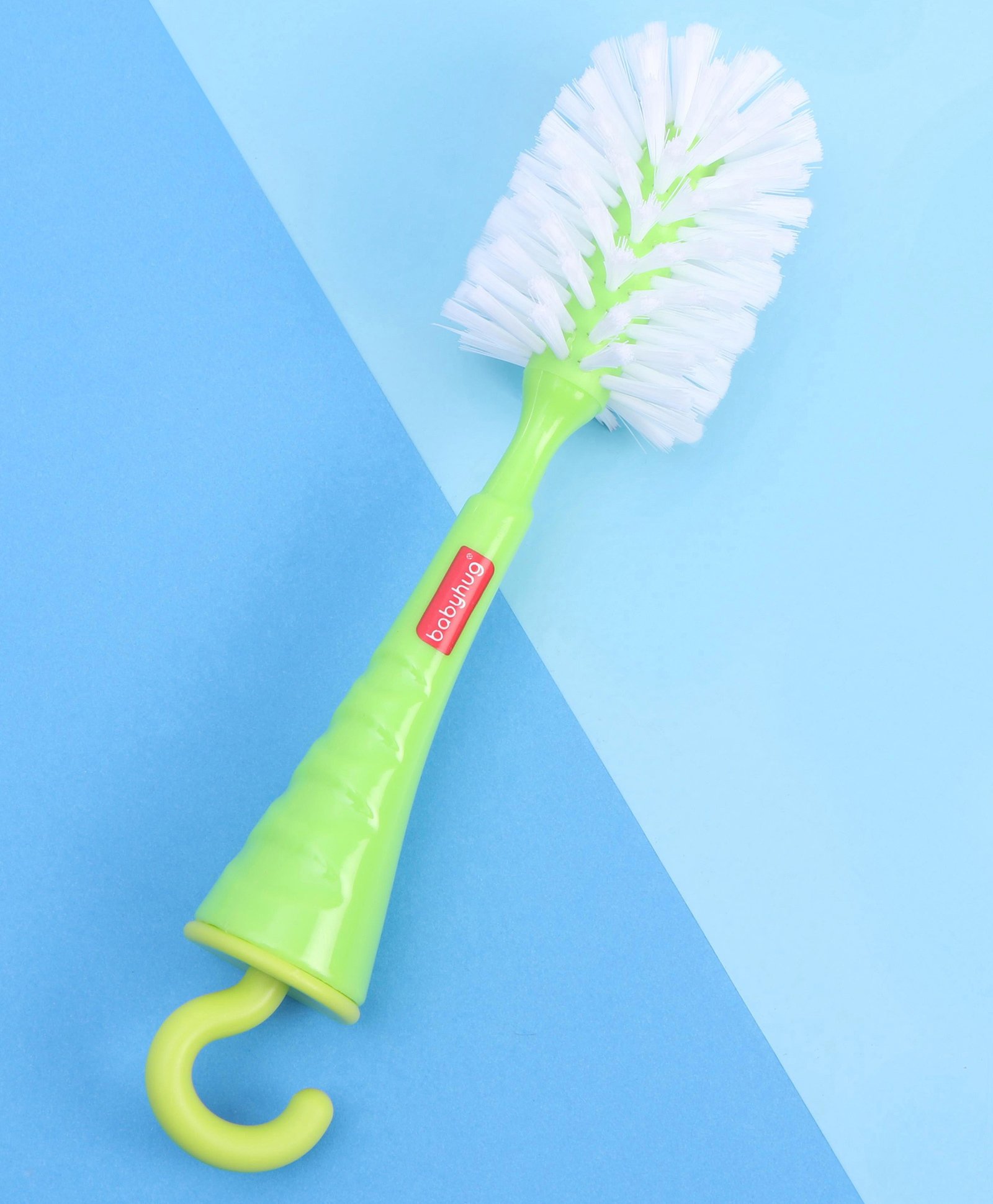 Babyhug Bottle Cleaning & Nipple Brush - Green-image-17