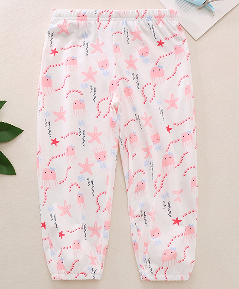 Kookie Kids Full Length Lounge Pant - Pink-picture-14