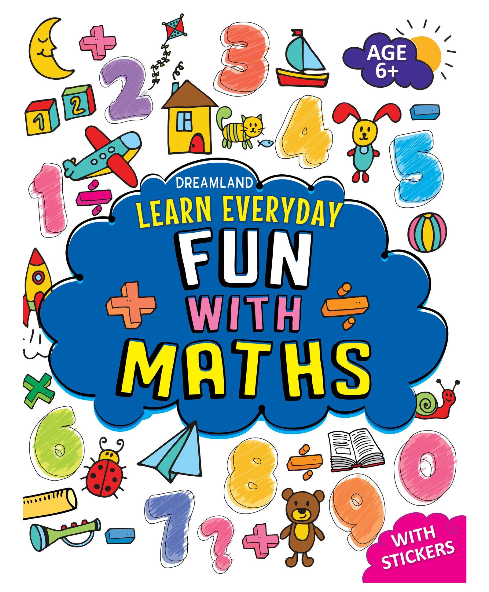 Dreamland Fun with Maths Activity Book with Stickers - Learn Everyday Series For Children-image-24