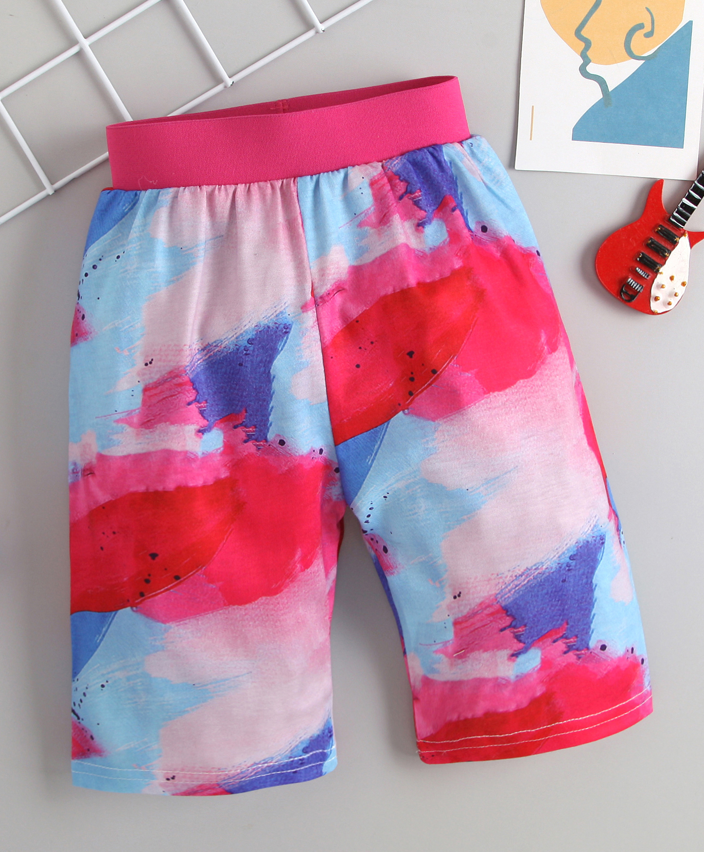 Kookie Kids Printed Shorts - Multicolour-image-0