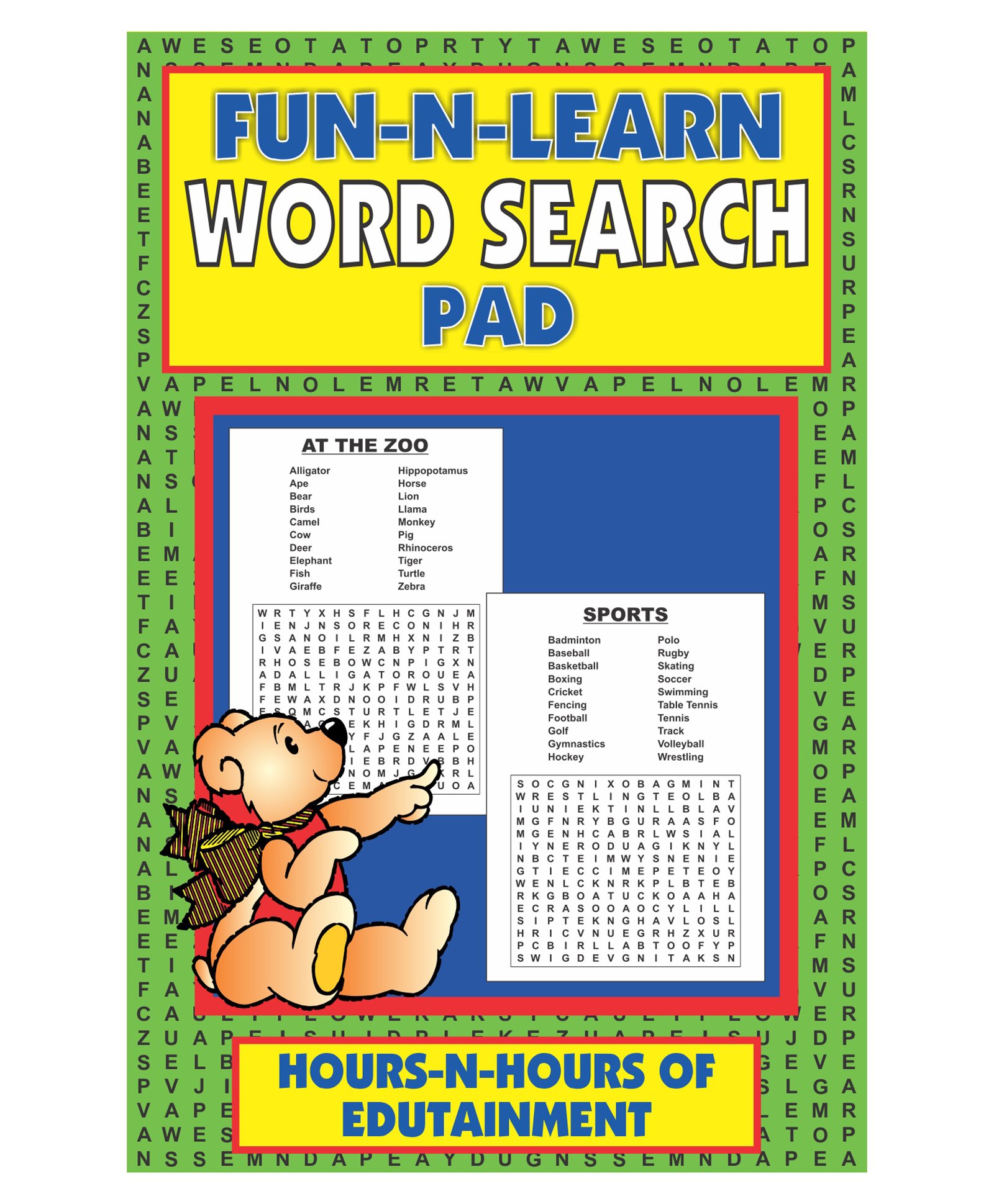 Fun-N-Learn Word Search Activity Pad Book - English-image-9