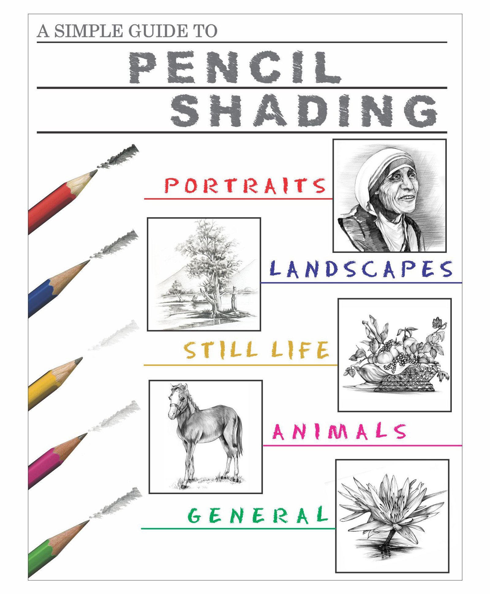 wilco international Simple Guide To Pencil Shading Book - English-picture-20