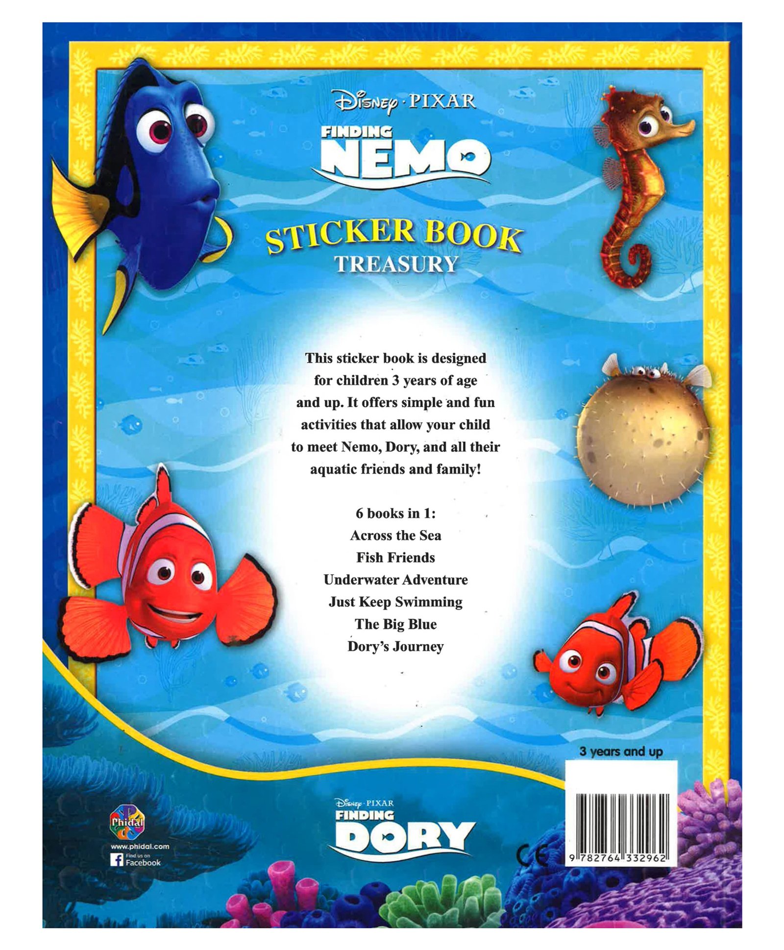Finding Nemo Stickers x 18 24 Preschool Birthday Party Favours 30 or 36 