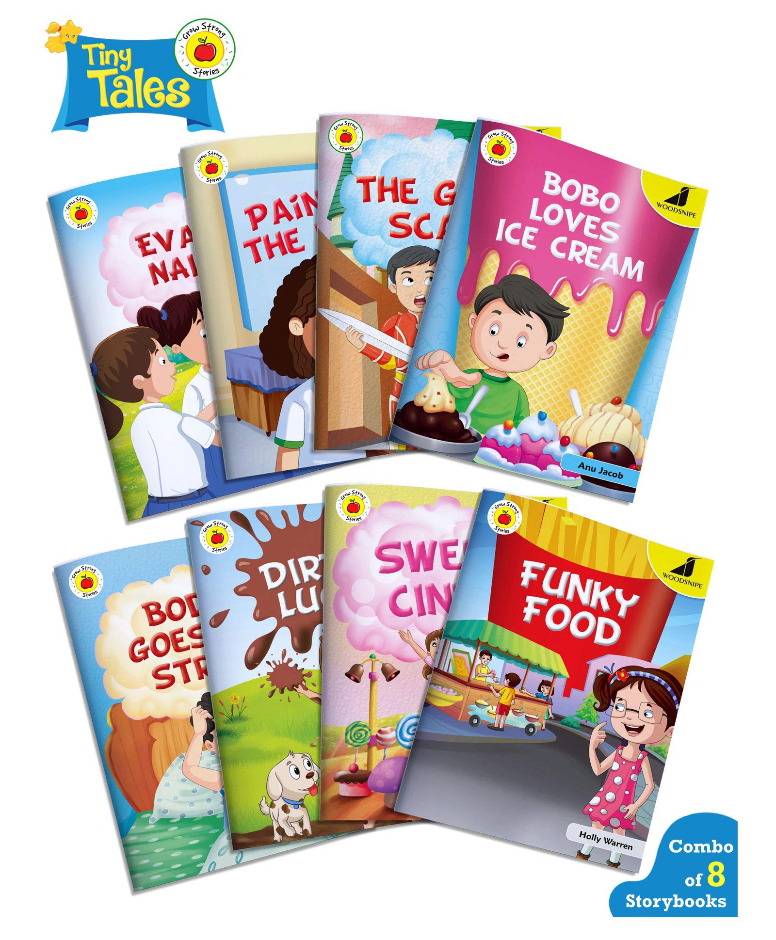 Woodsnipe Tiny Tales Bedtime Story Books Set of 8 - English-image-32