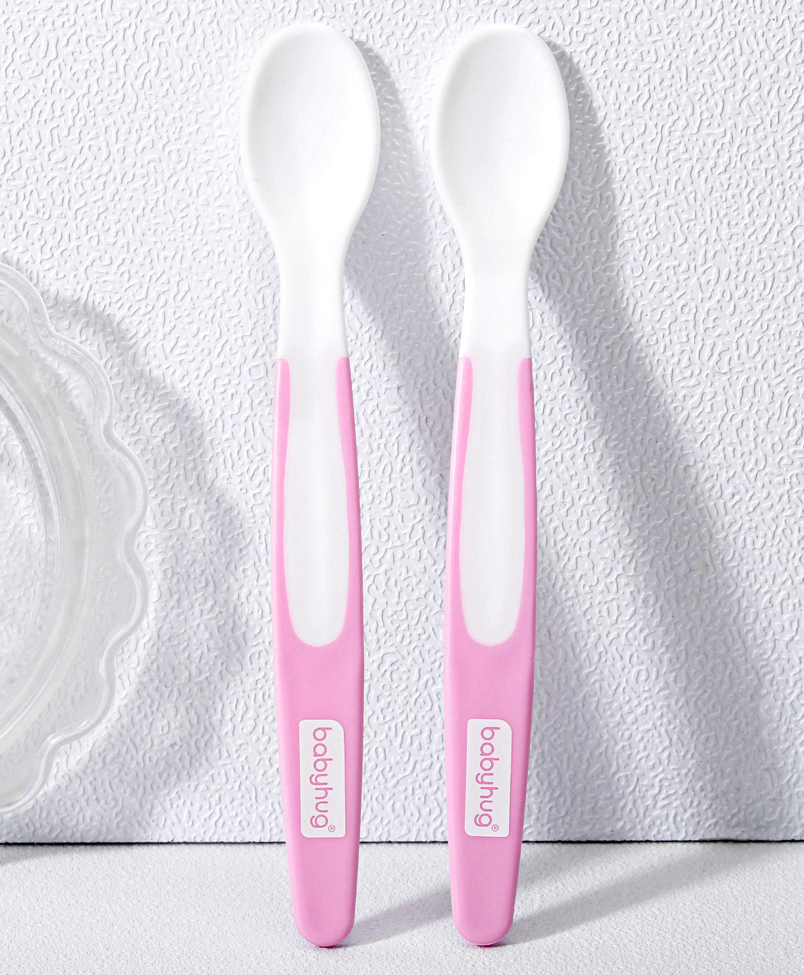 Babyhug Soft Tip Spoon Pack Of 2 - Pink-image-6